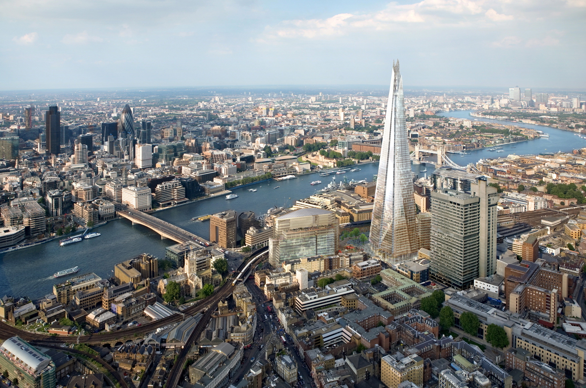 The Shard, London's landmark, Architectural marvel, Sky-high attraction, 2050x1360 HD Desktop