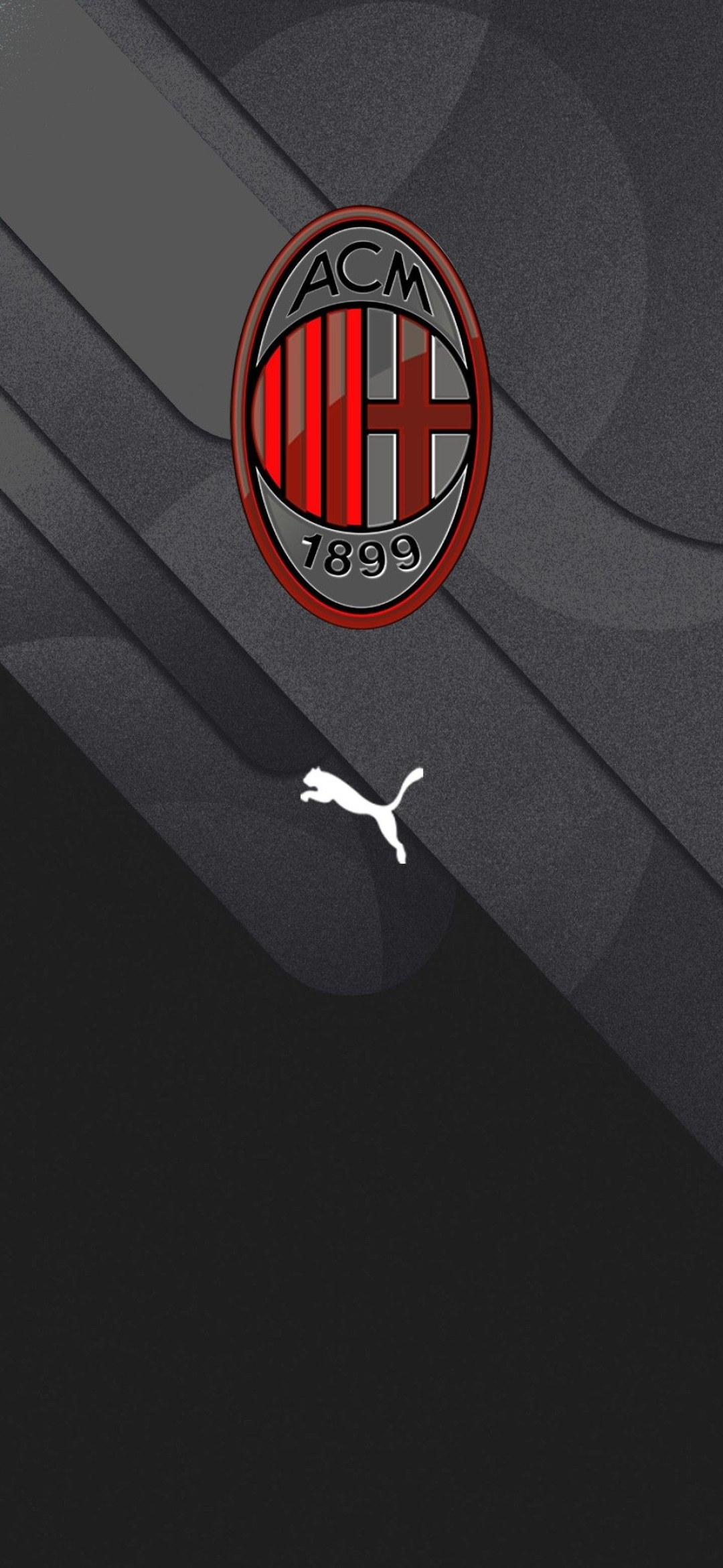 Puma, AC Milan Wallpaper, 1080x2340 HD Phone