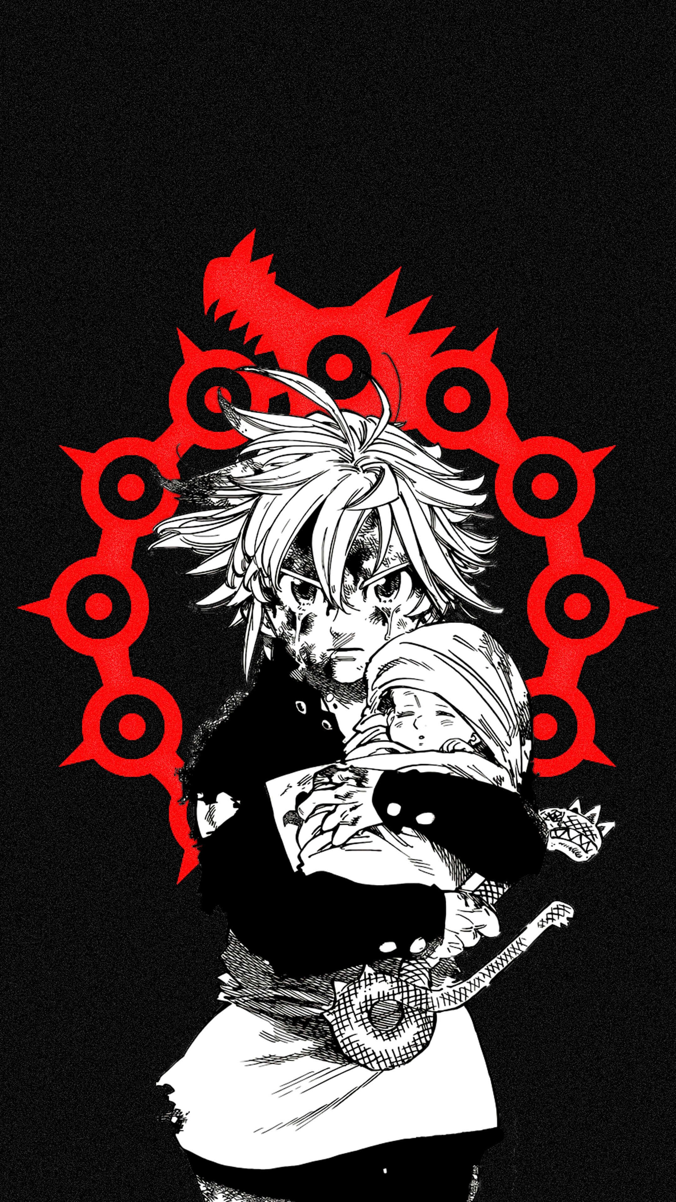 Meliodas, Nanatsu no Taizai, Telefon iPhone, 4K, 2160x3840 4K Phone