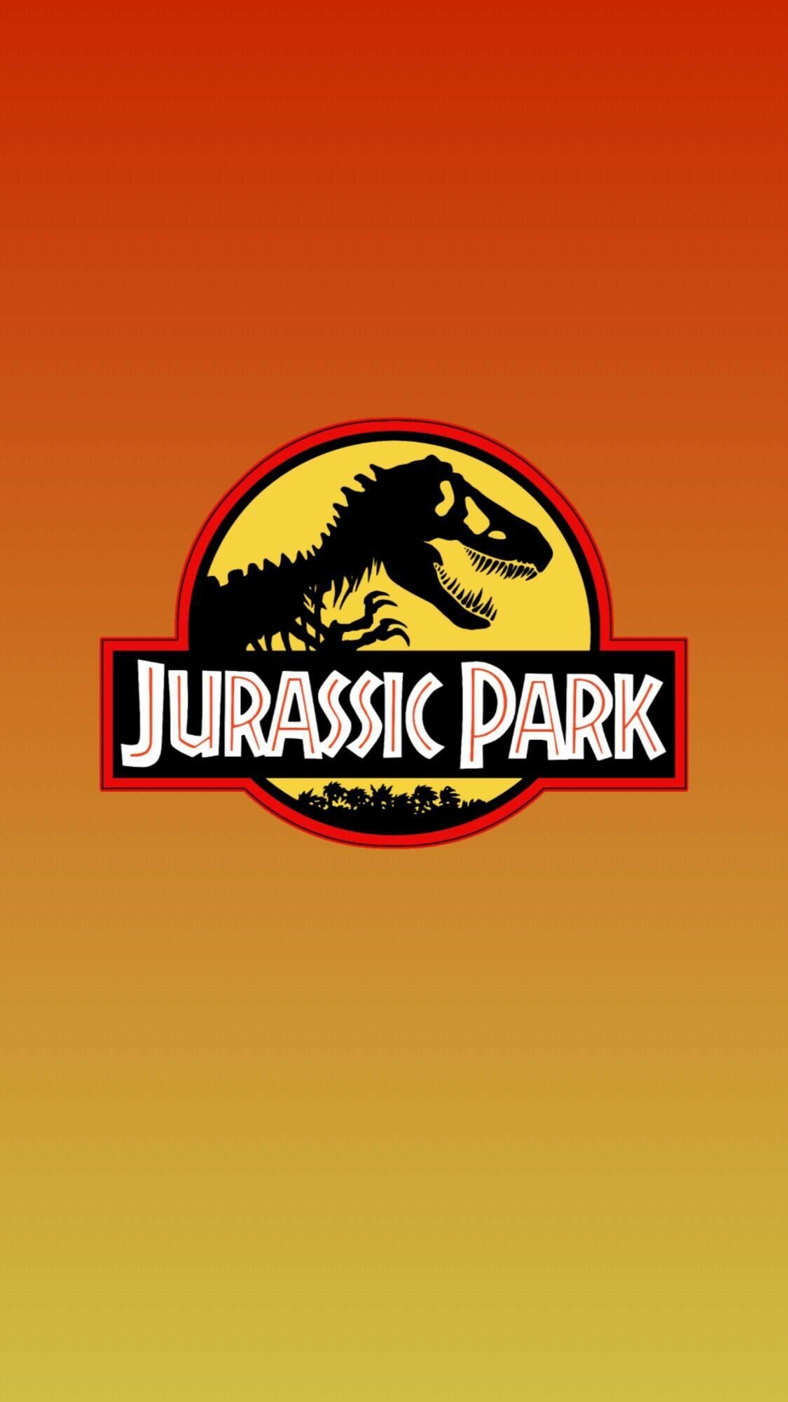 Jurassic Park logo wallpapers, Iconic emblem, Film franchise, Classic design, 1130x2010 HD Phone