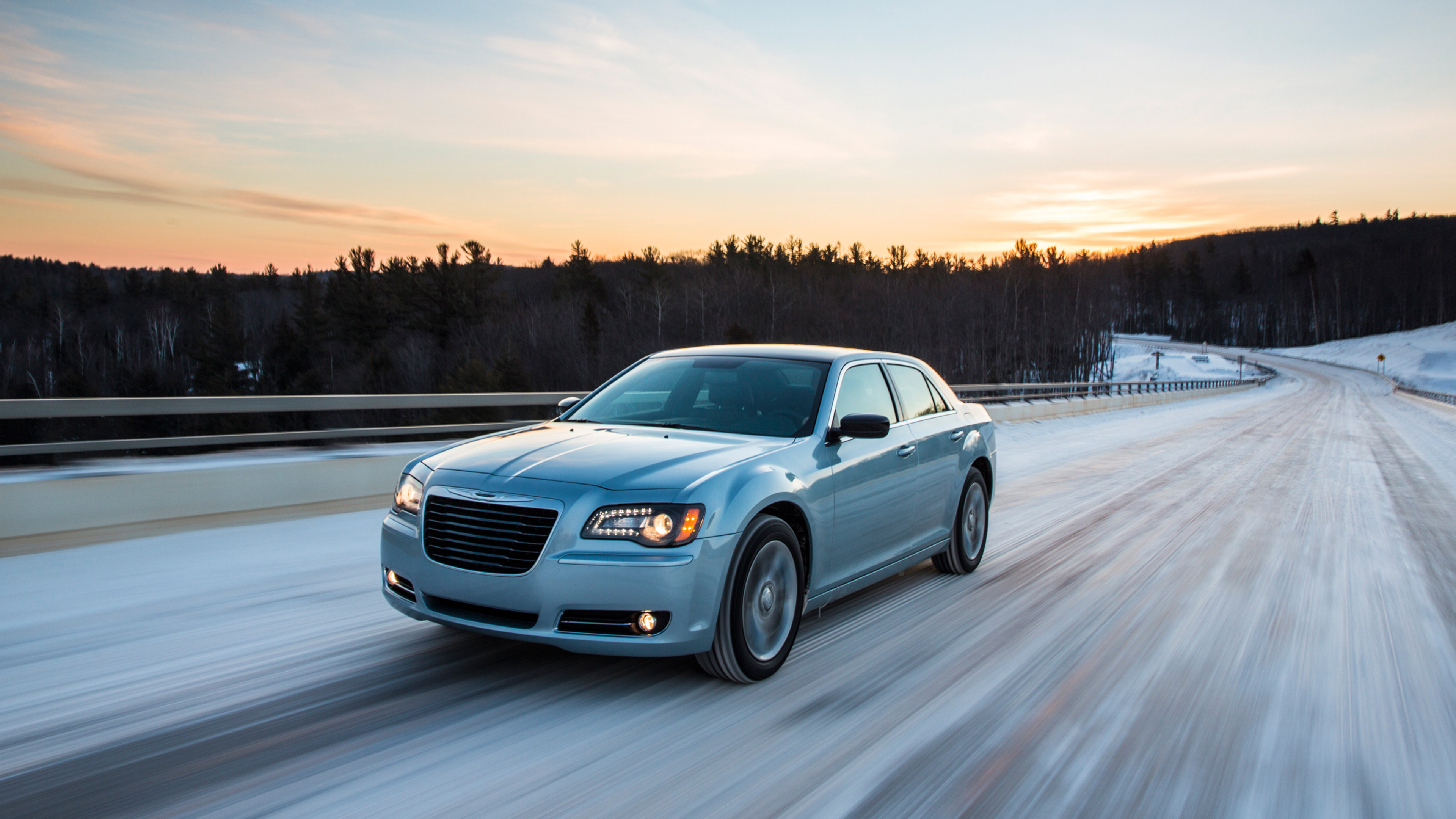 Chrysler 300, Glacier edition, Striking aesthetics, Elegant design, 3840x2160 4K Desktop