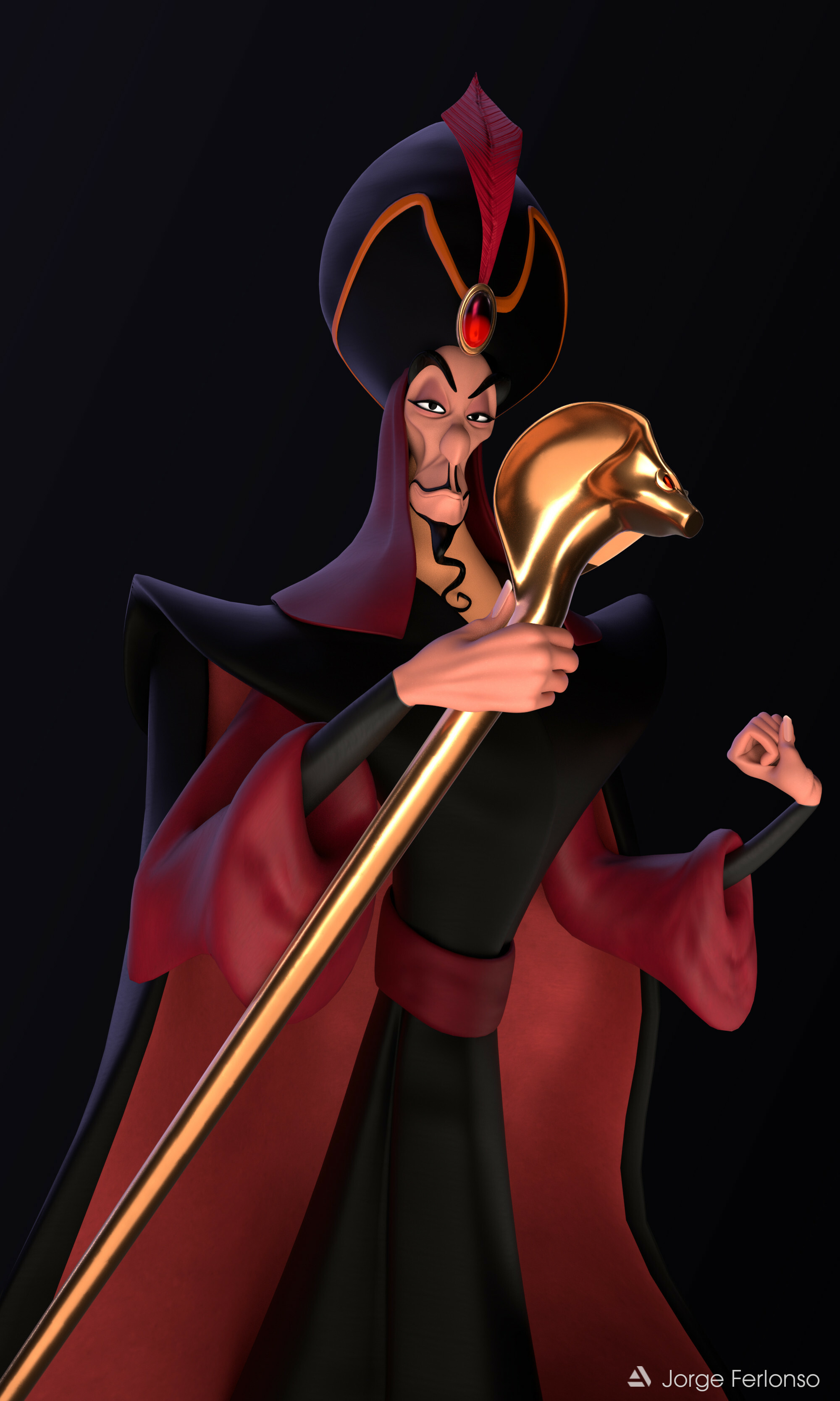 Jafar, Aladdin Wallpaper, 2000x3340 HD Phone