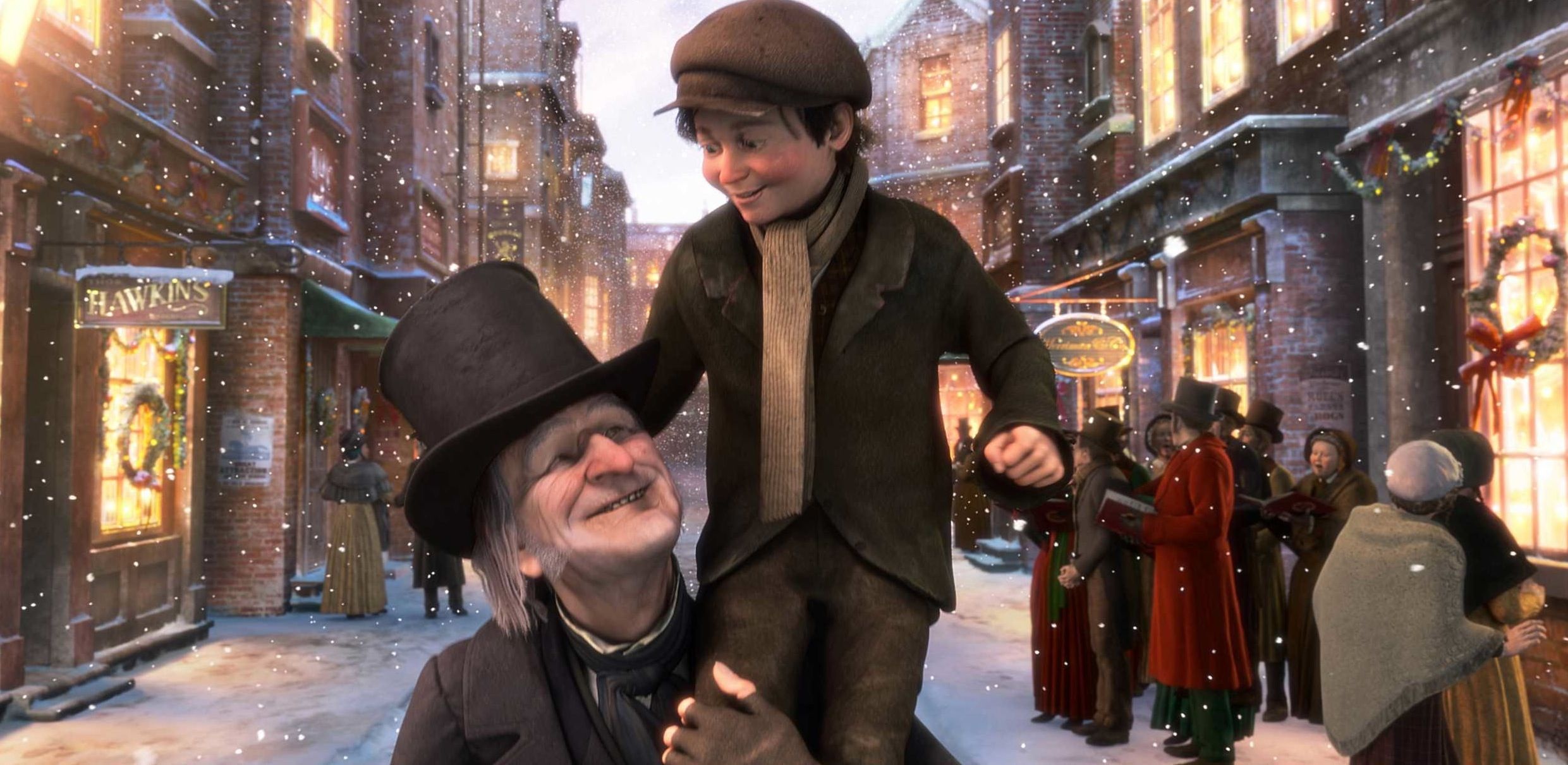 A Christmas Carol, Religious film, Holiday classic, Redemption story, 2490x1220 Dual Screen Desktop