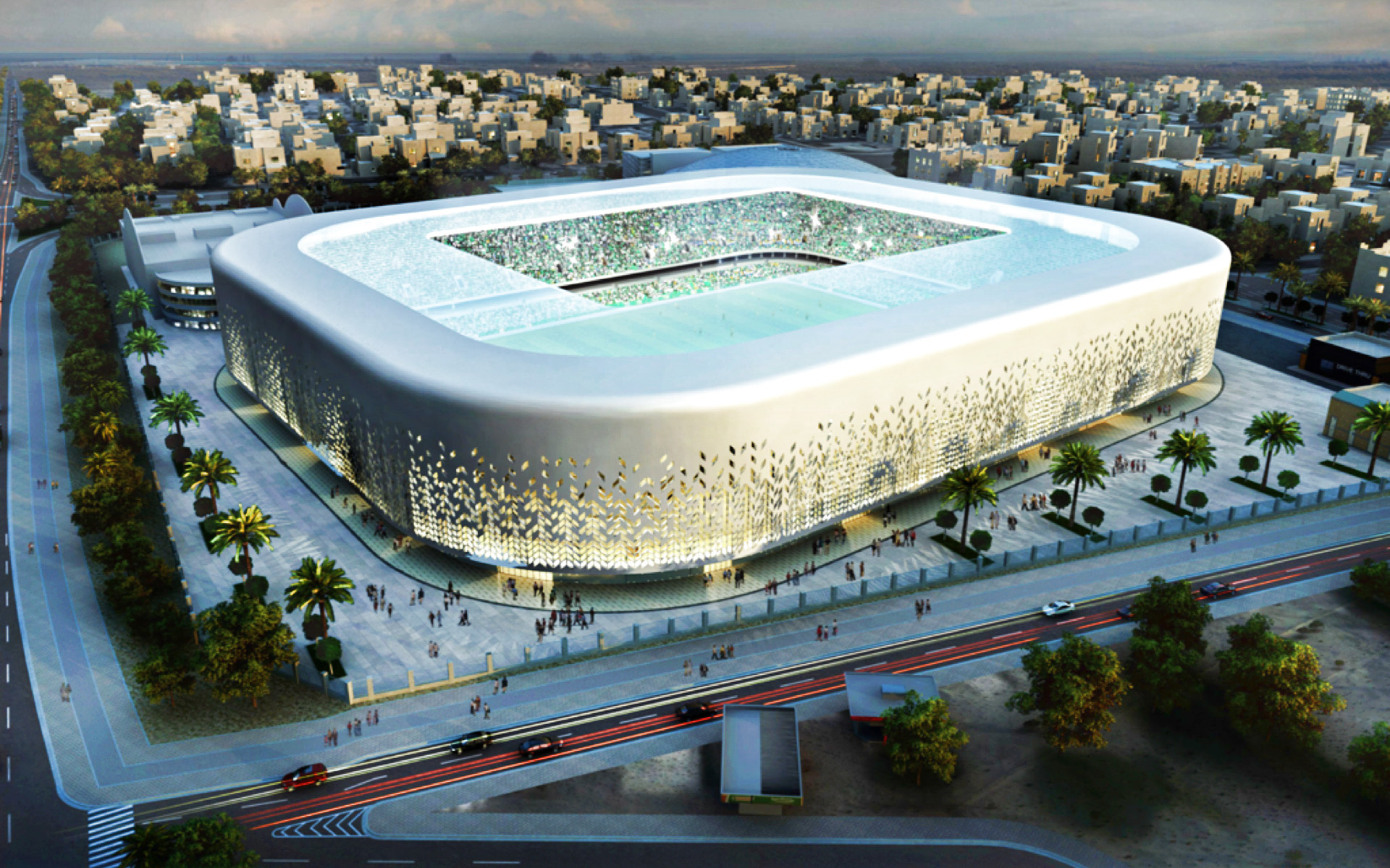 Sabah Al Salem Stadium, Kuwait Wallpaper, 1920x1200 HD Desktop