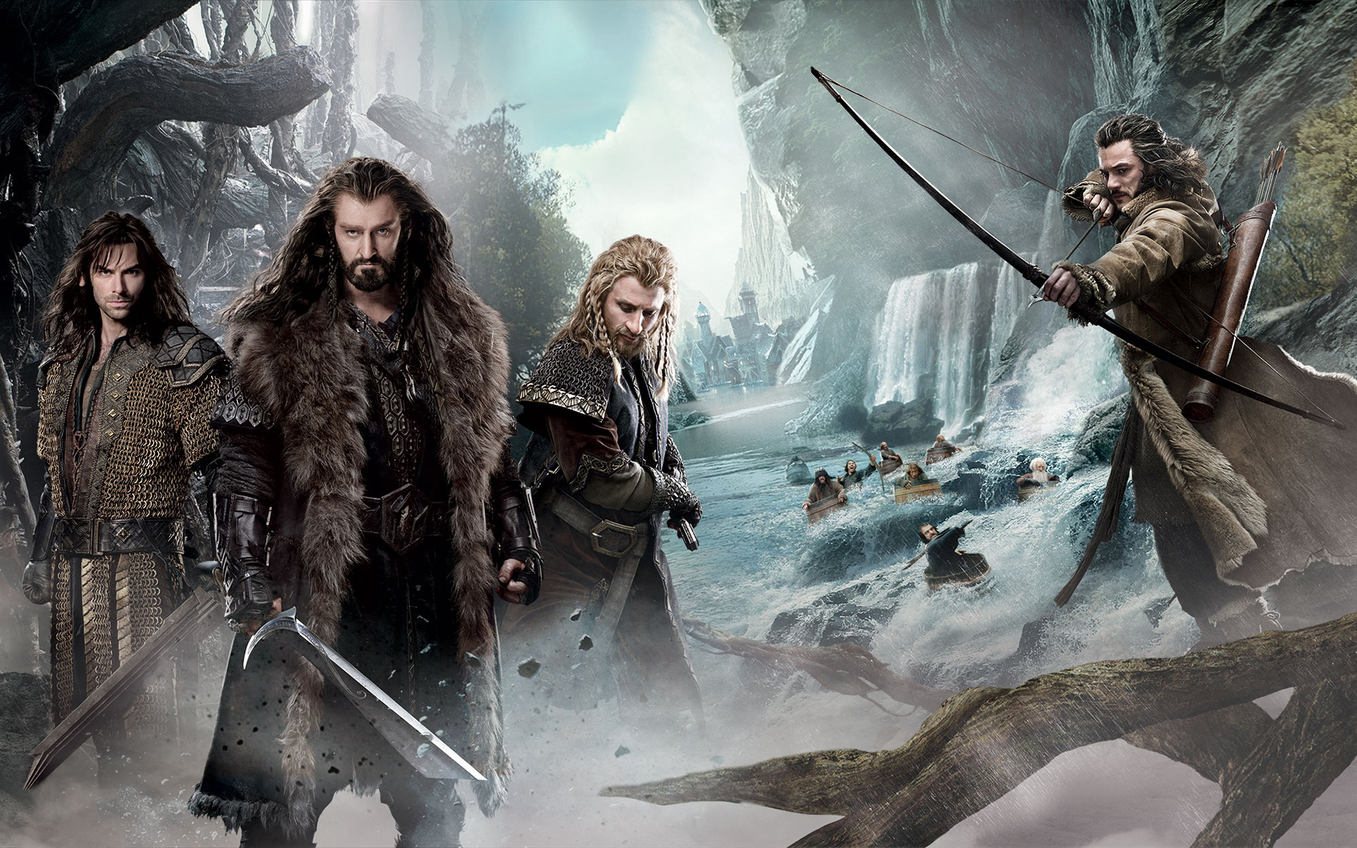 Desolation of Smaug, Kili, Wallpaper, Desktop, 1920x1200 HD Desktop