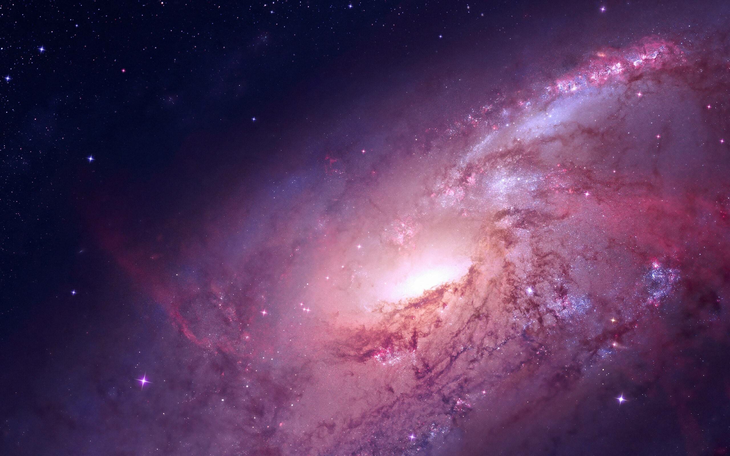 Galaxy wallpaper, Gnome look, Space-themed, Desktop customization, 2560x1600 HD Desktop