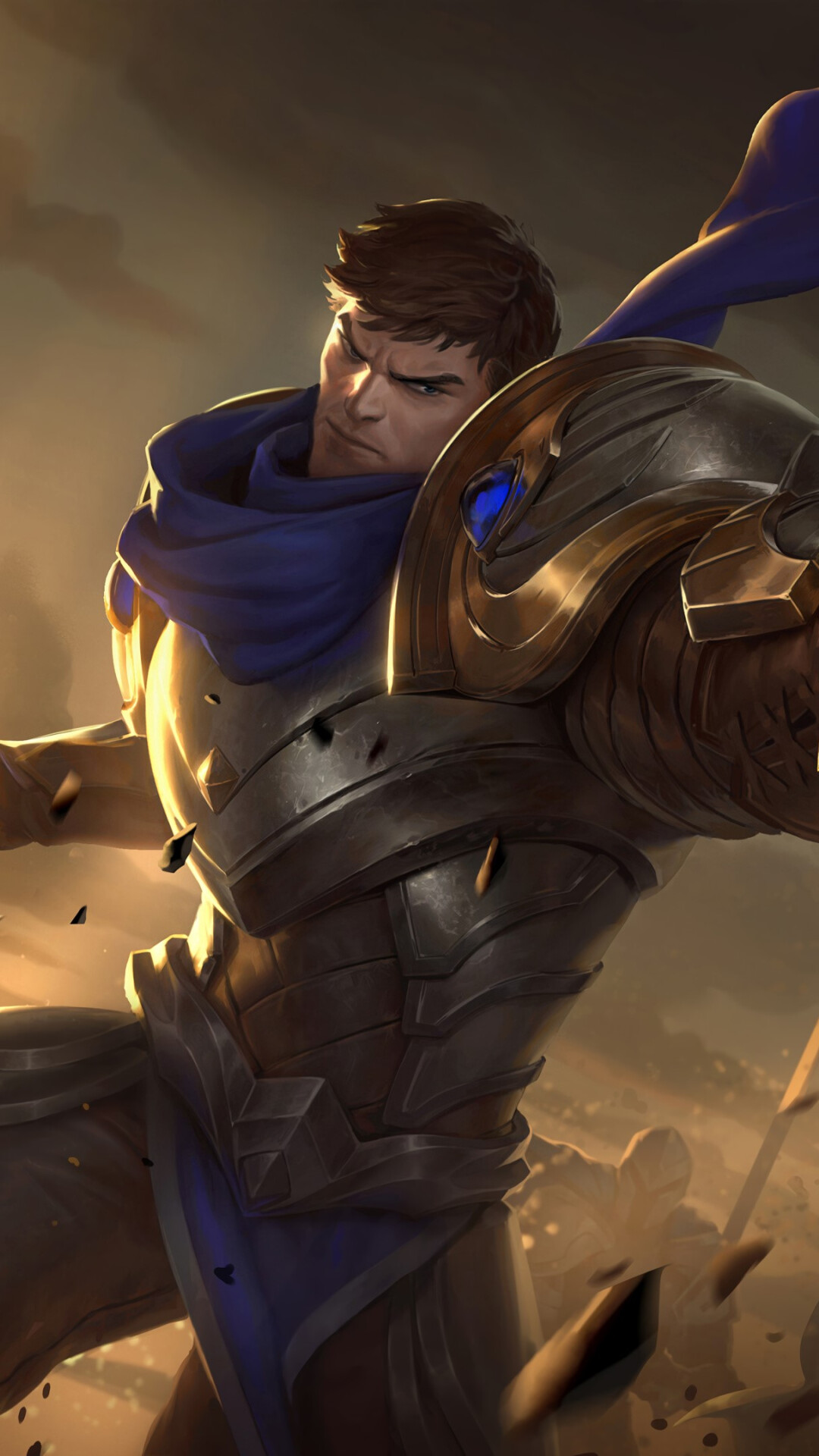 Garen, League of Legends, Gaming, Art, 1080x1920 Full HD Phone