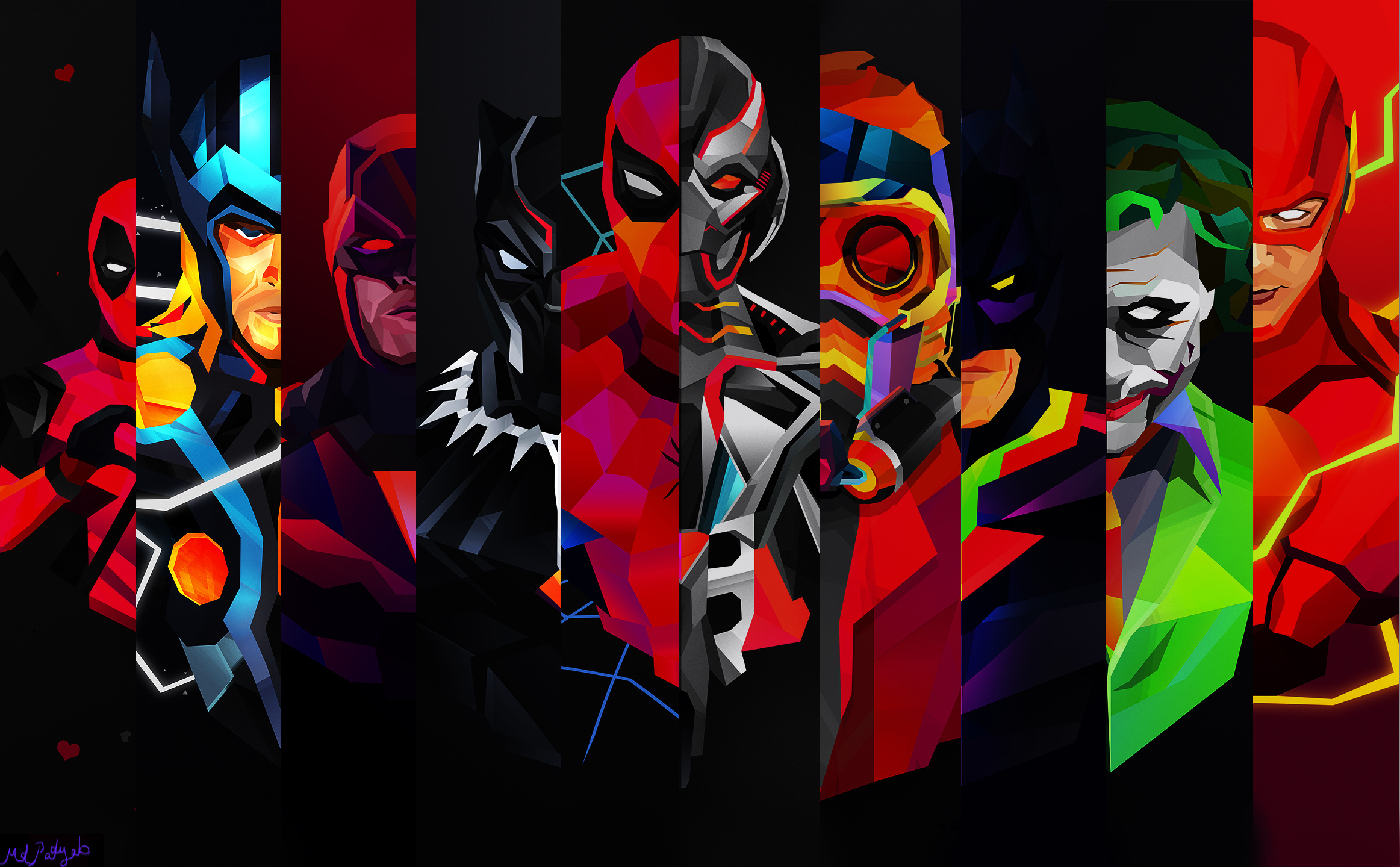 Artwork, Super Heroes Wallpaper, 2330x1440 HD Desktop