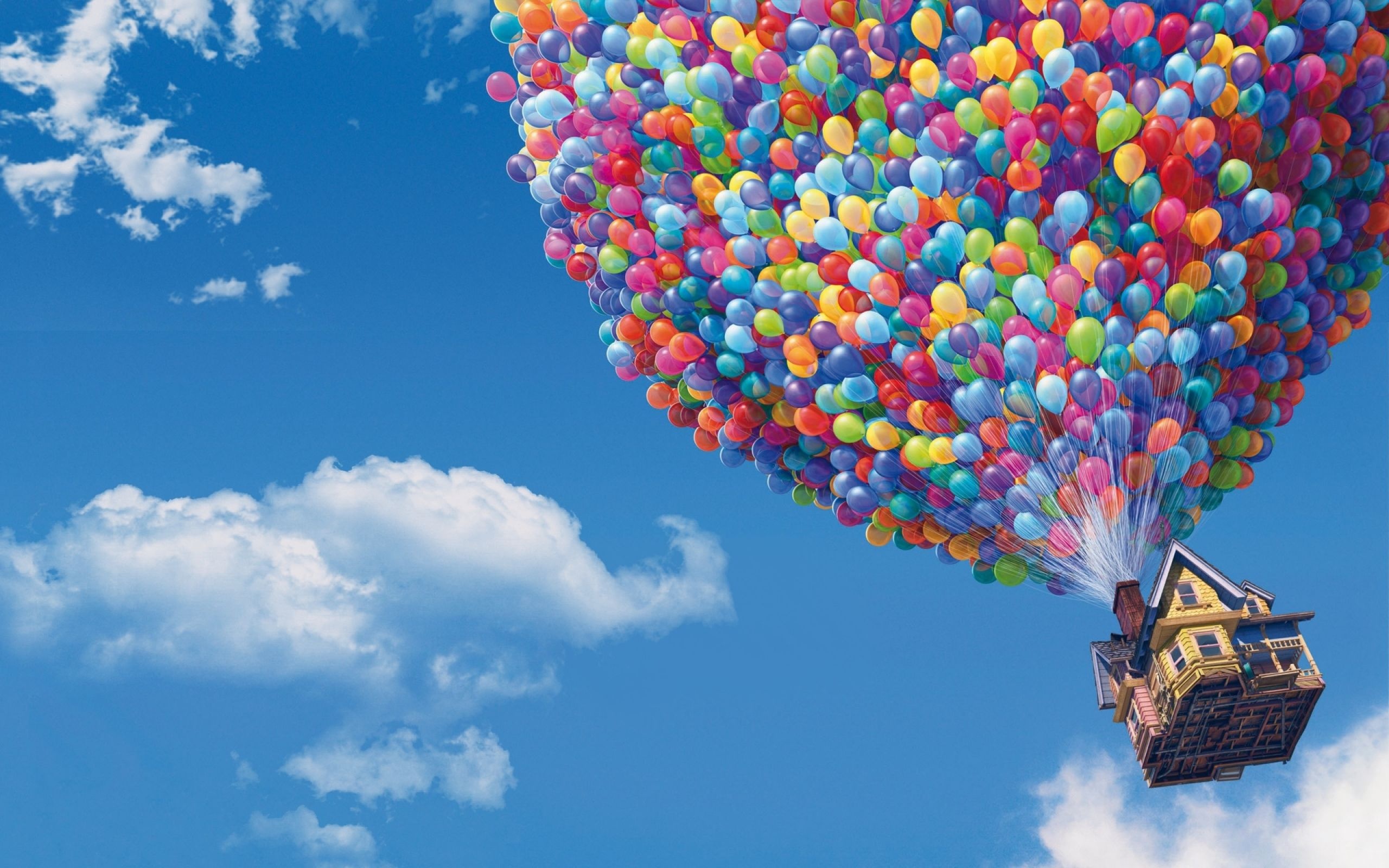 Cluster Ballooning, Pixar balloon house, Disney wallpaper, Sports, 2560x1600 HD Desktop