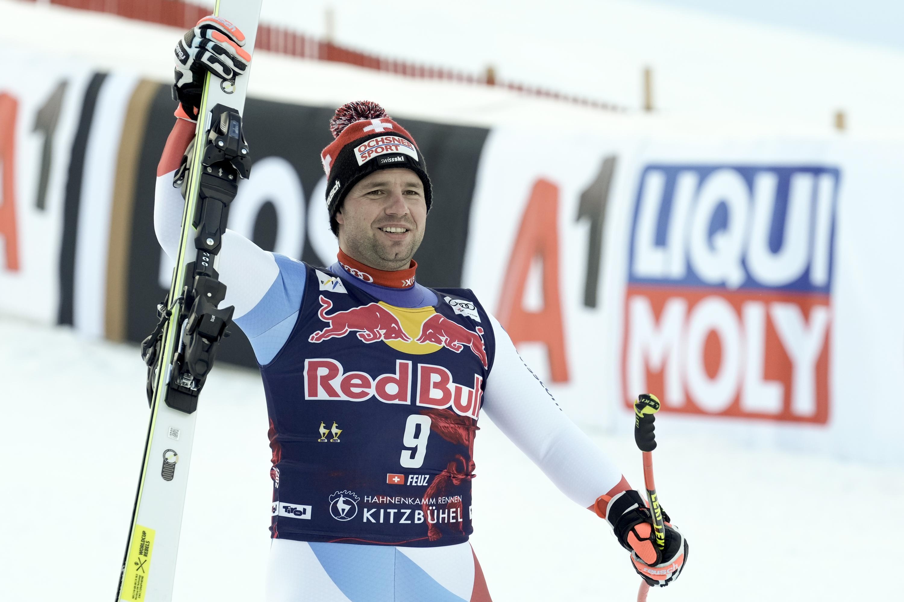 Beat Feuz, Kitzbhel victory, Last downhill before Olympics, 3000x2000 HD Desktop