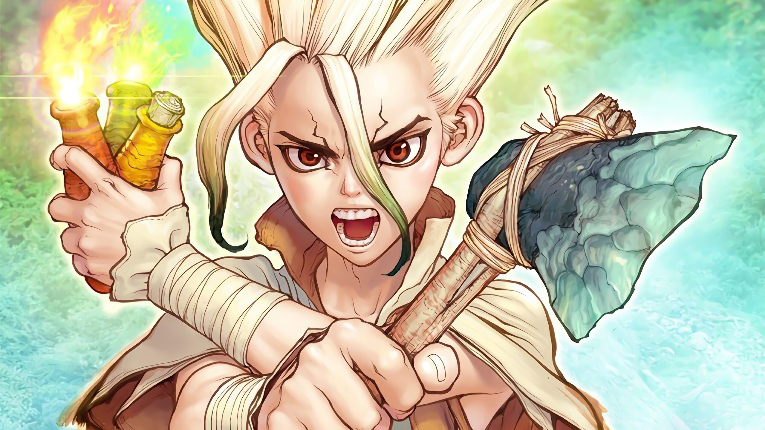 Artwork, Dr.STONE Wallpaper, 2560x1440 HD Desktop