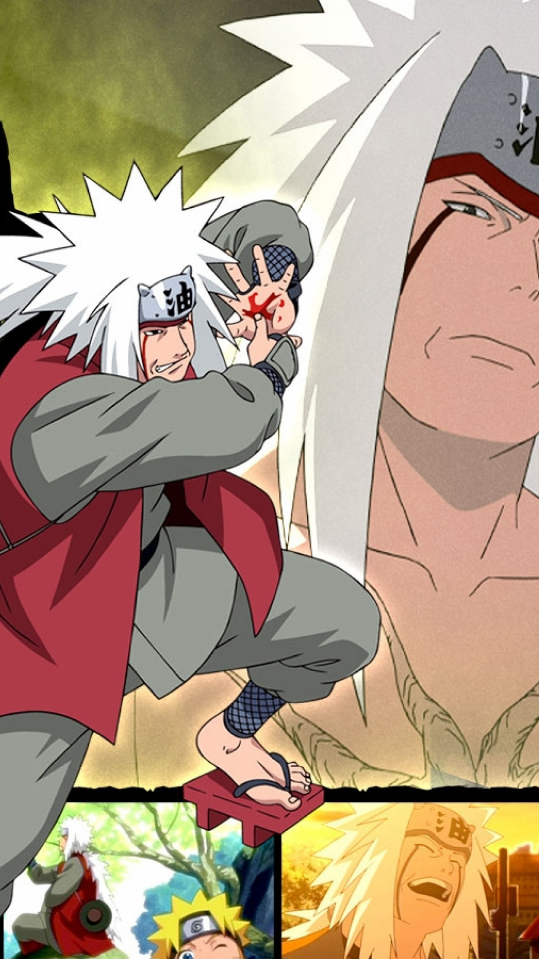 Jiraiya, Naruto Jiraiya inscription, Naruto HD wallpapers, 1080x1920 Full HD Phone