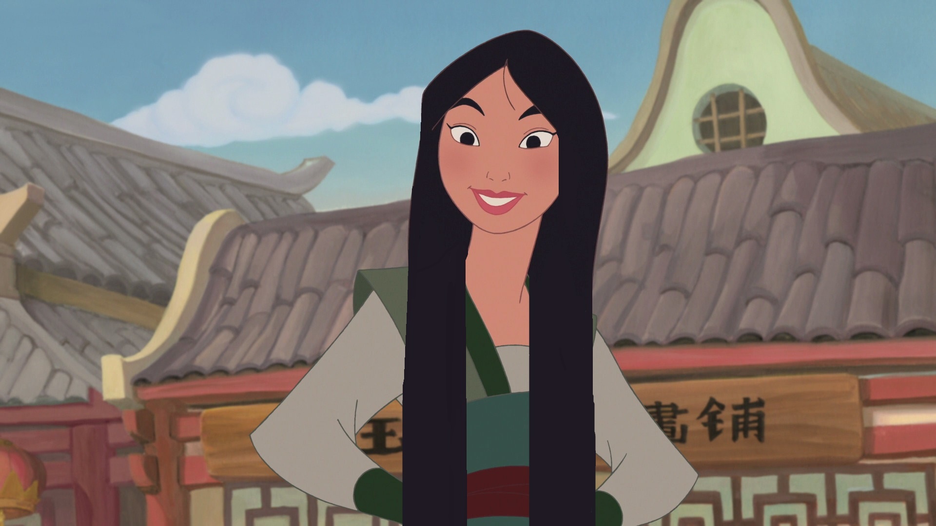 Fa Mulan, Long-haired beauty, Artistic depiction, Fanpop community, 1920x1080 Full HD Desktop