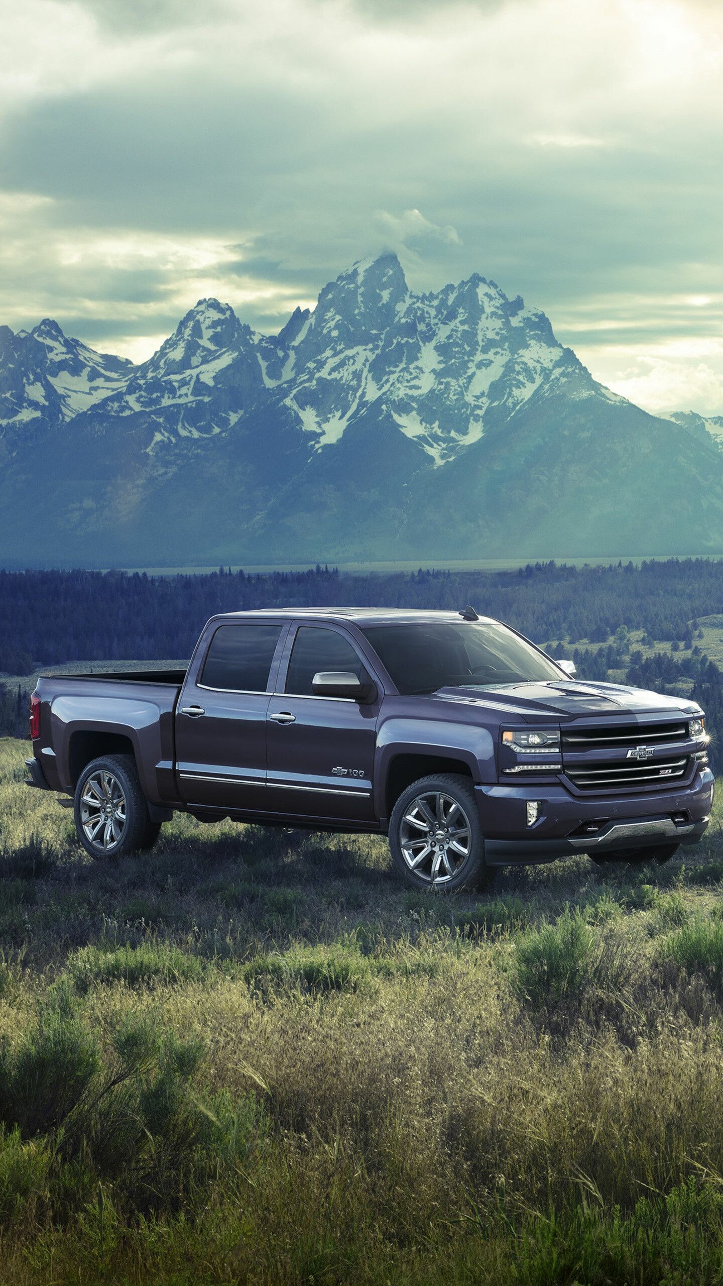 Chevrolet Silverado, Blue beauty, Silverado wallpapers, Trending, 1440x2560 HD Phone