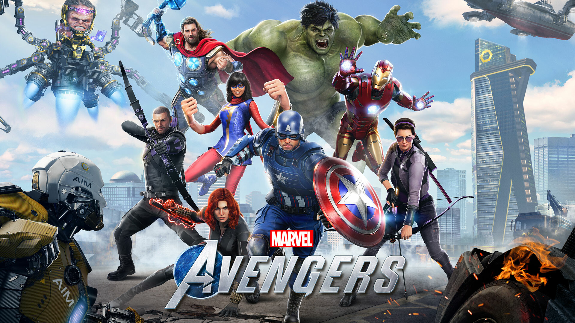 Avengers, Marvel movie, Superhero team, Epic wallpaper, 1920x1080 Full HD Desktop