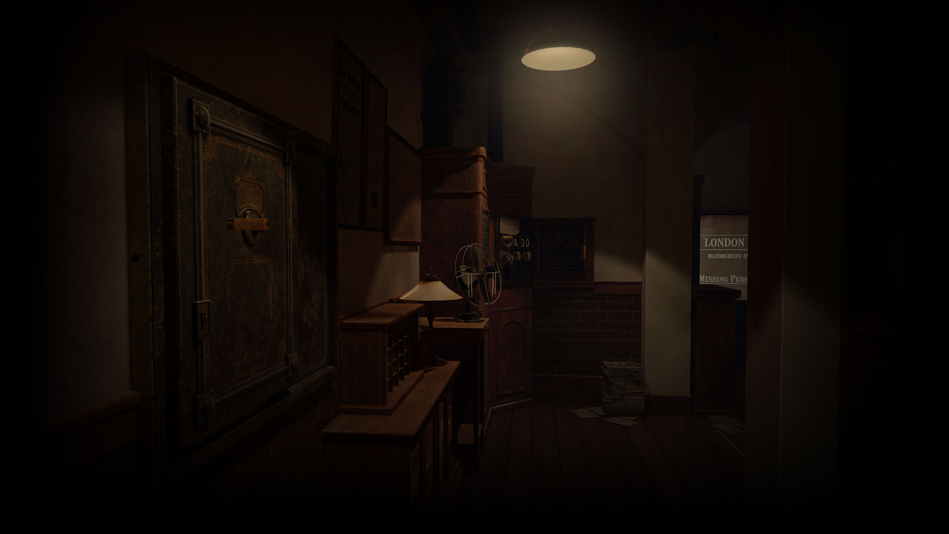 The Room Gaming, Detective's office, Steam profile background, Artistic allure, 1920x1080 Full HD Desktop