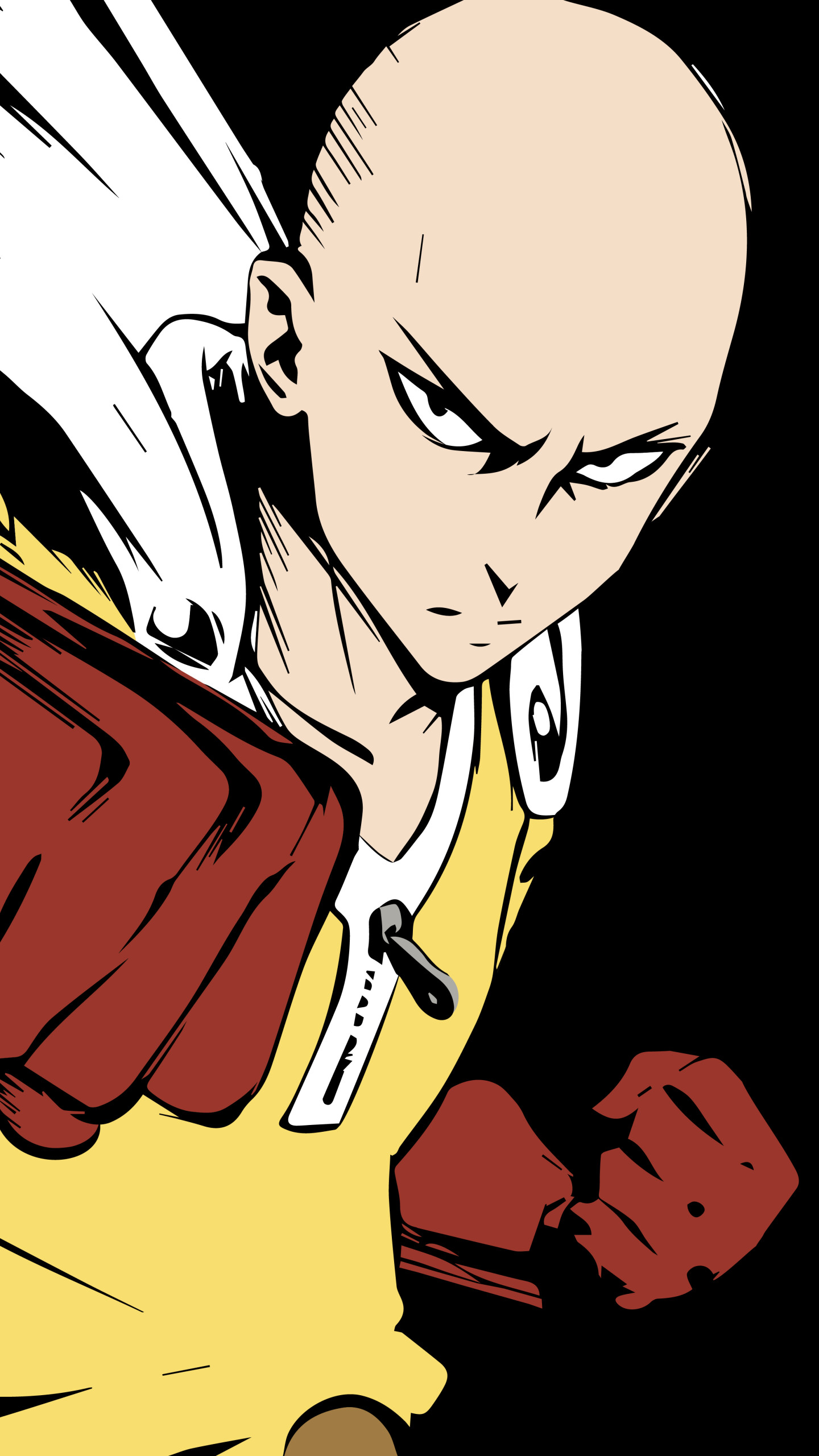 One-Punch Man, Anime greatness, Powerful superheroes, Intense battles, 1440x2560 HD Phone