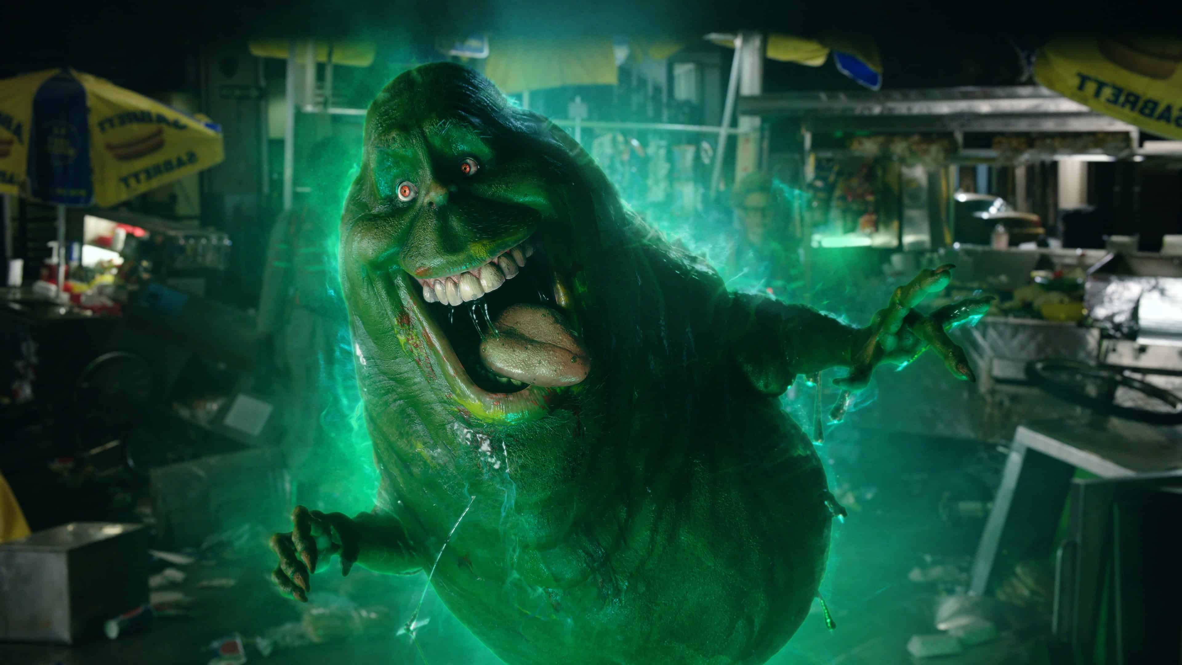 Slimer, Ghostbusters Wallpaper, 3840x2160 4K Desktop