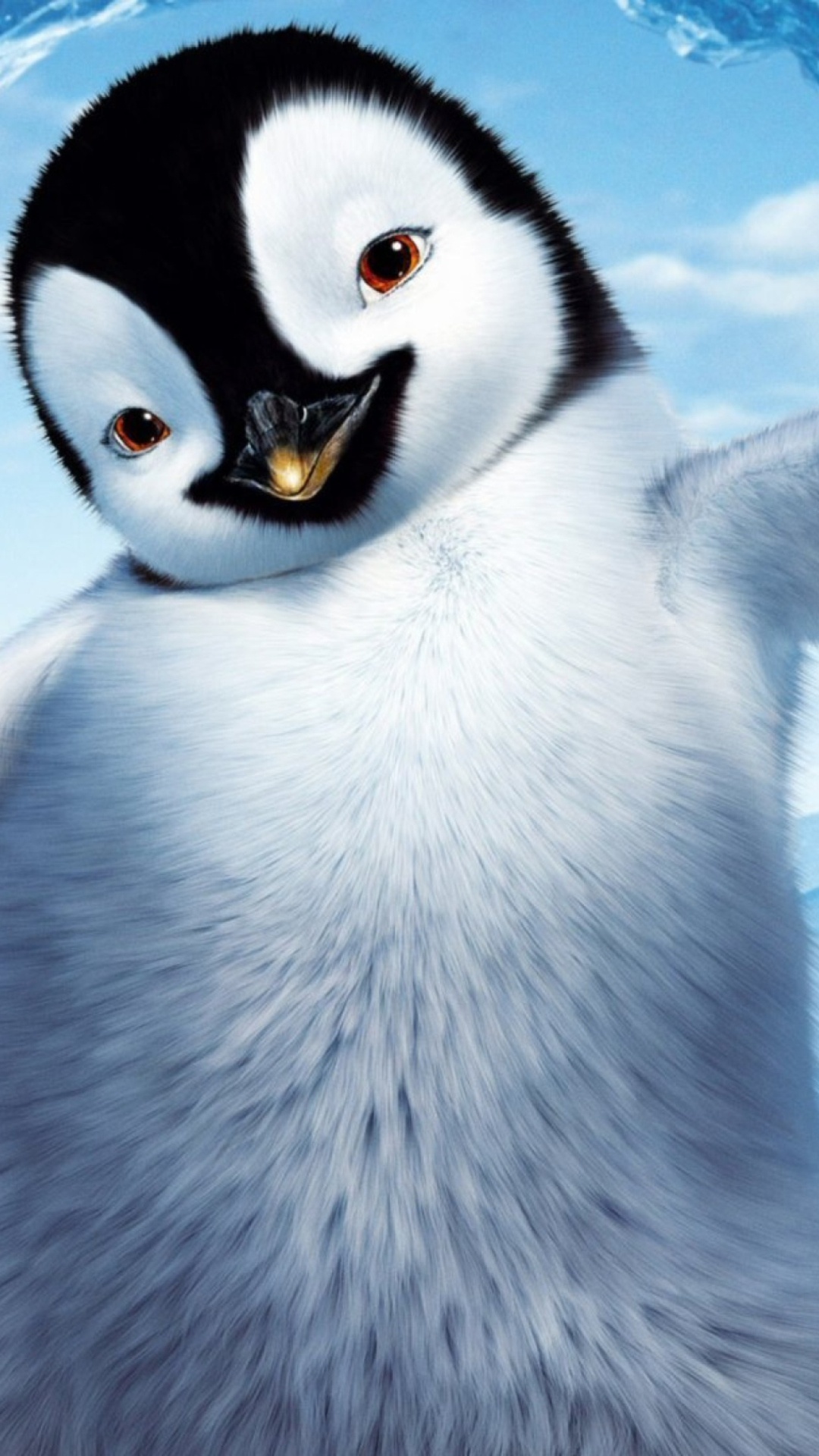 Happy Feet wallpaper, Samantha Sellers artwork, 1080x1920 Full HD Phone