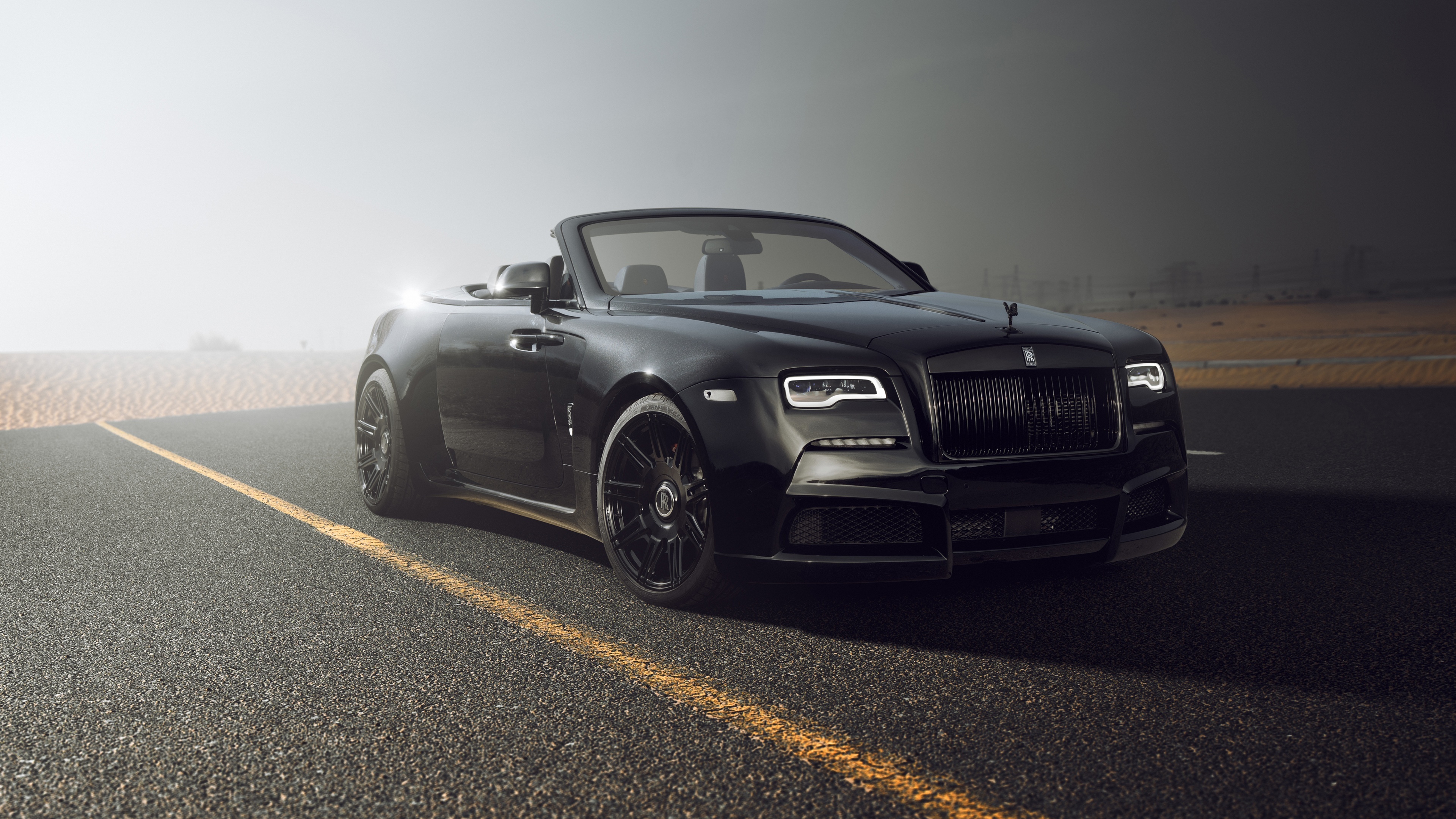 Rolls-Royce Dawn, Black Badge Overdose, 4k, 3840x2160 4K Desktop