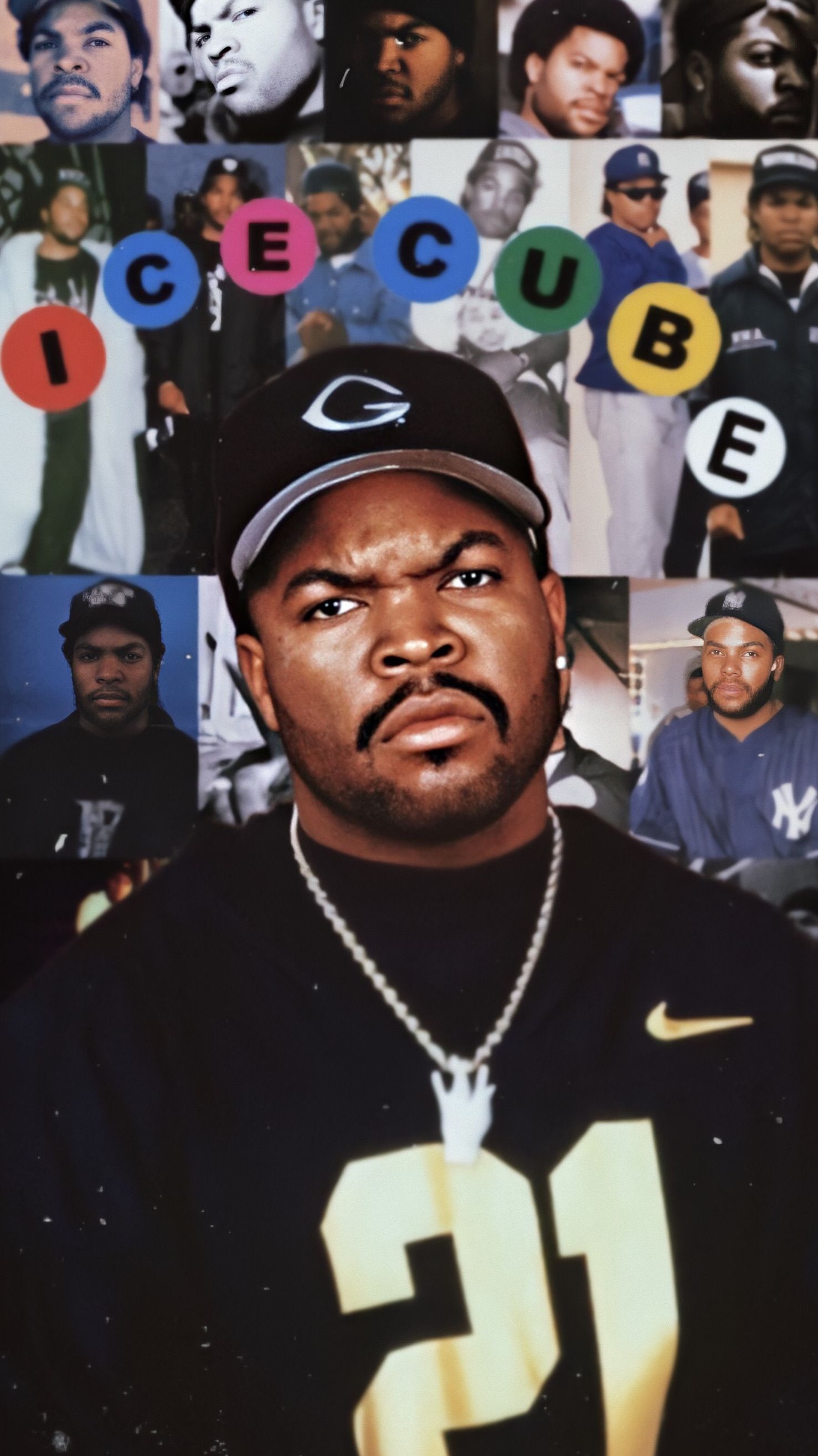 Ice Cube rapper, Legendary artist, Music icon, Cultural influence, 1480x2630 HD Phone