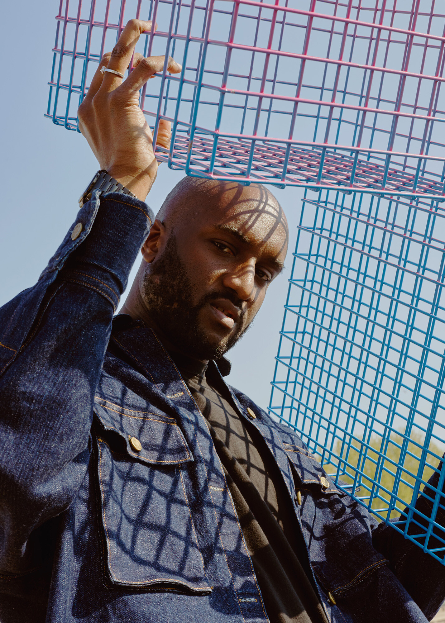 Virgil Abloh, Editorial feature, Marvin Leuvrey, Avant-garde visuals, 1430x2000 HD Phone