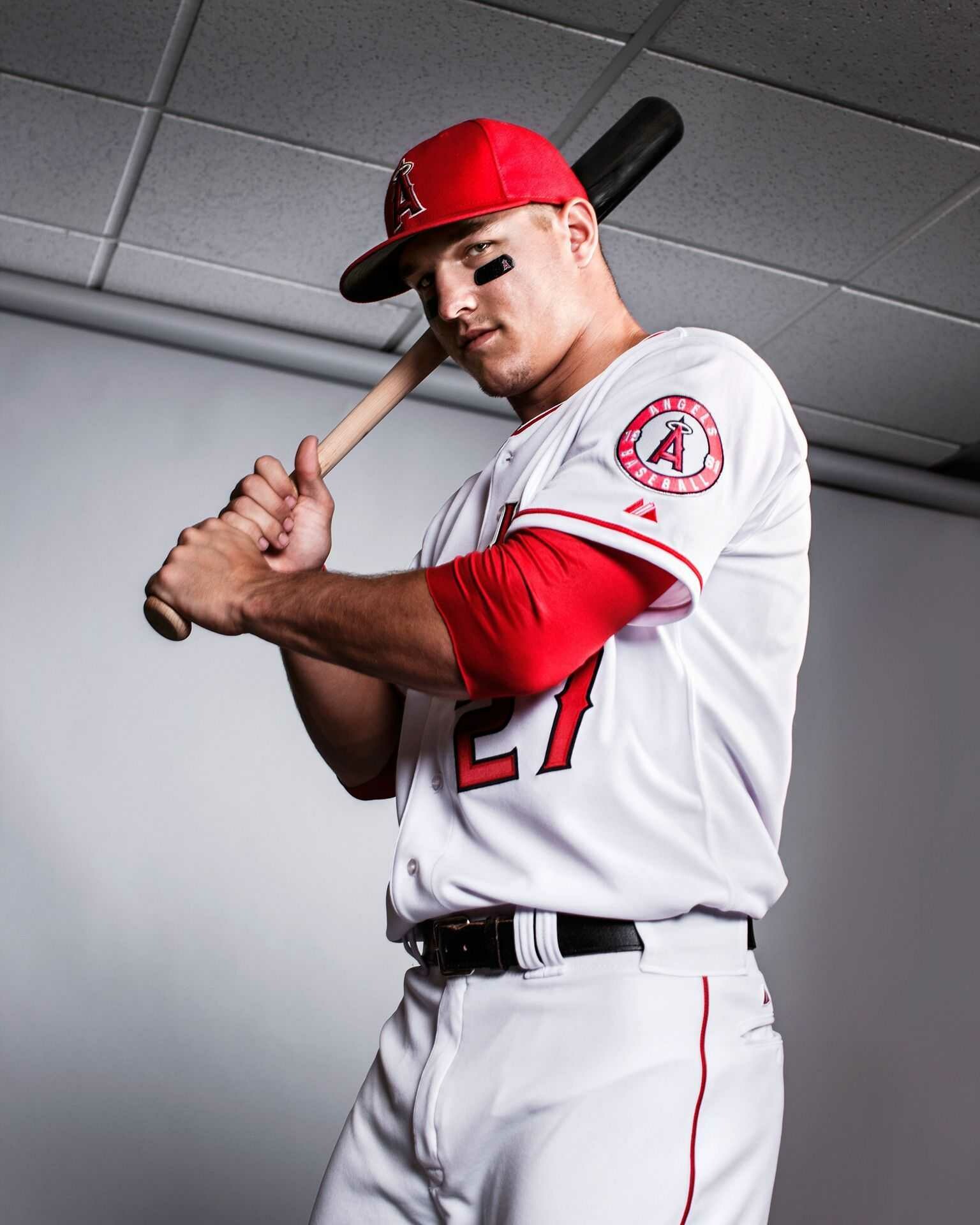 Mike Trout, Awesome HD wallpapers, 1540x1920 HD Phone