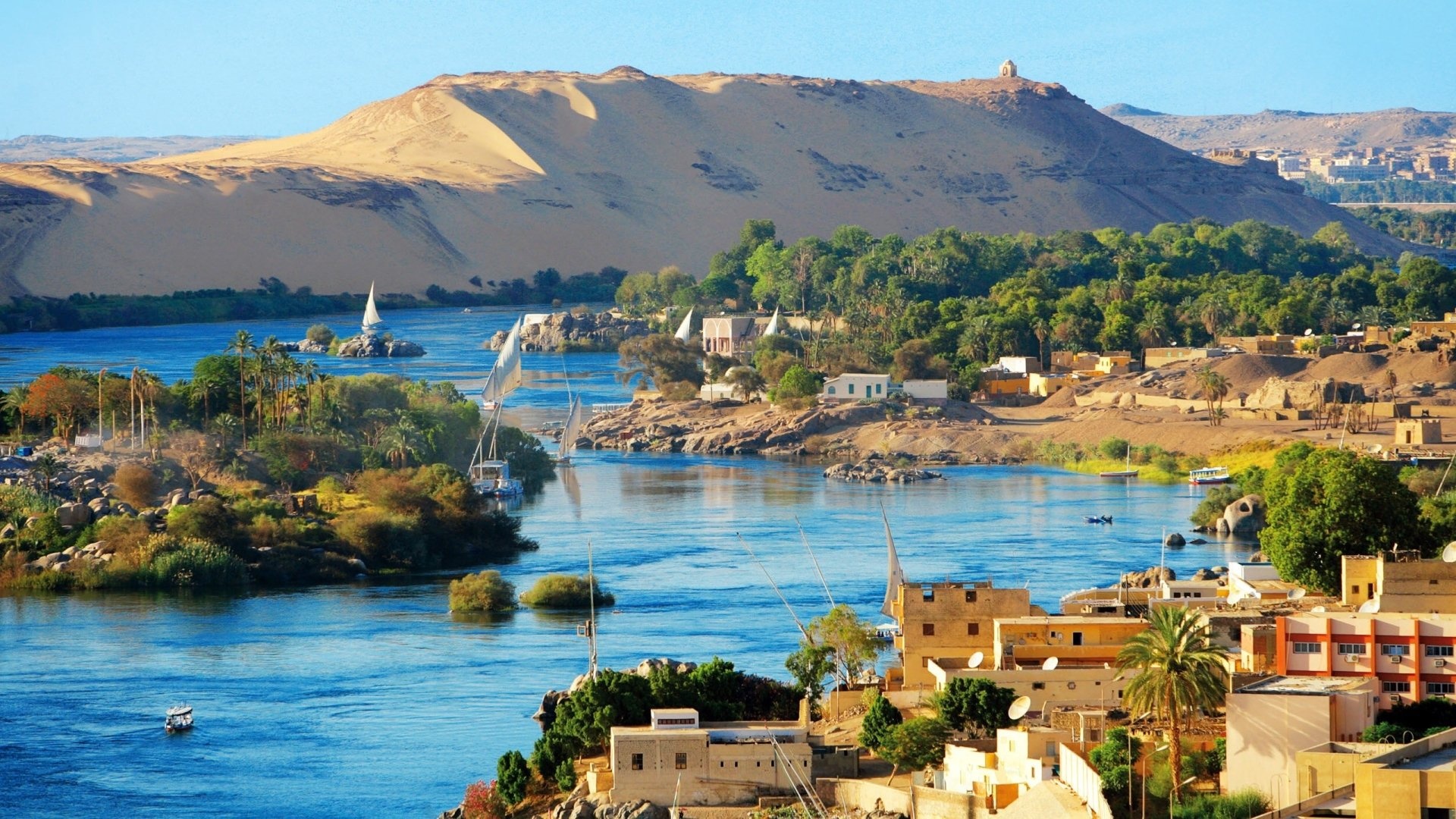 Luxor, Egypt, HD wallpapers, Stunning backgrounds, Ancient beauty, 1920x1080 Full HD Desktop