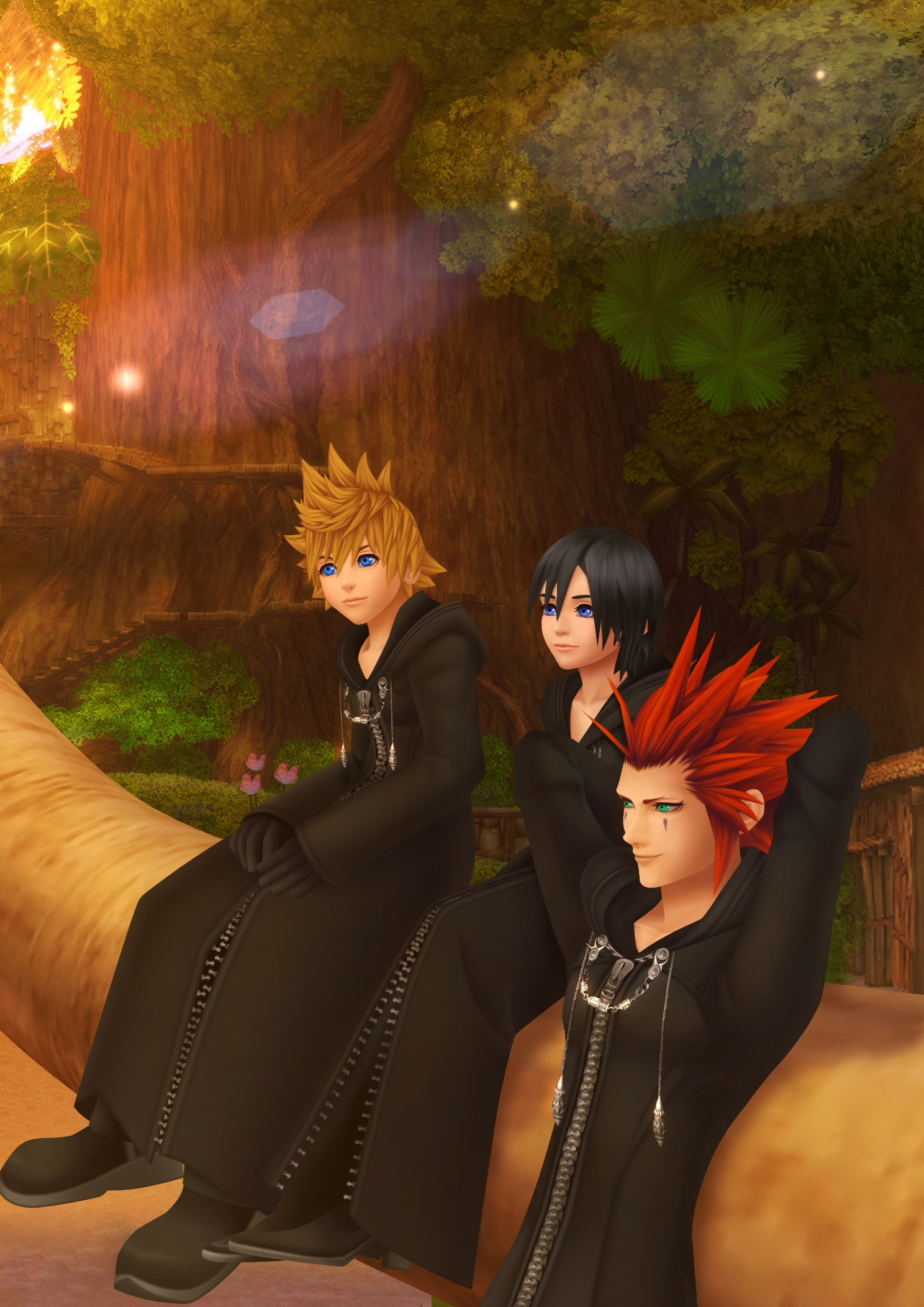 Kingdom Hearts 358/2 Days, Kingdom Hearts franchise, Axel character, Keyblade wielders, 1490x2110 HD Phone