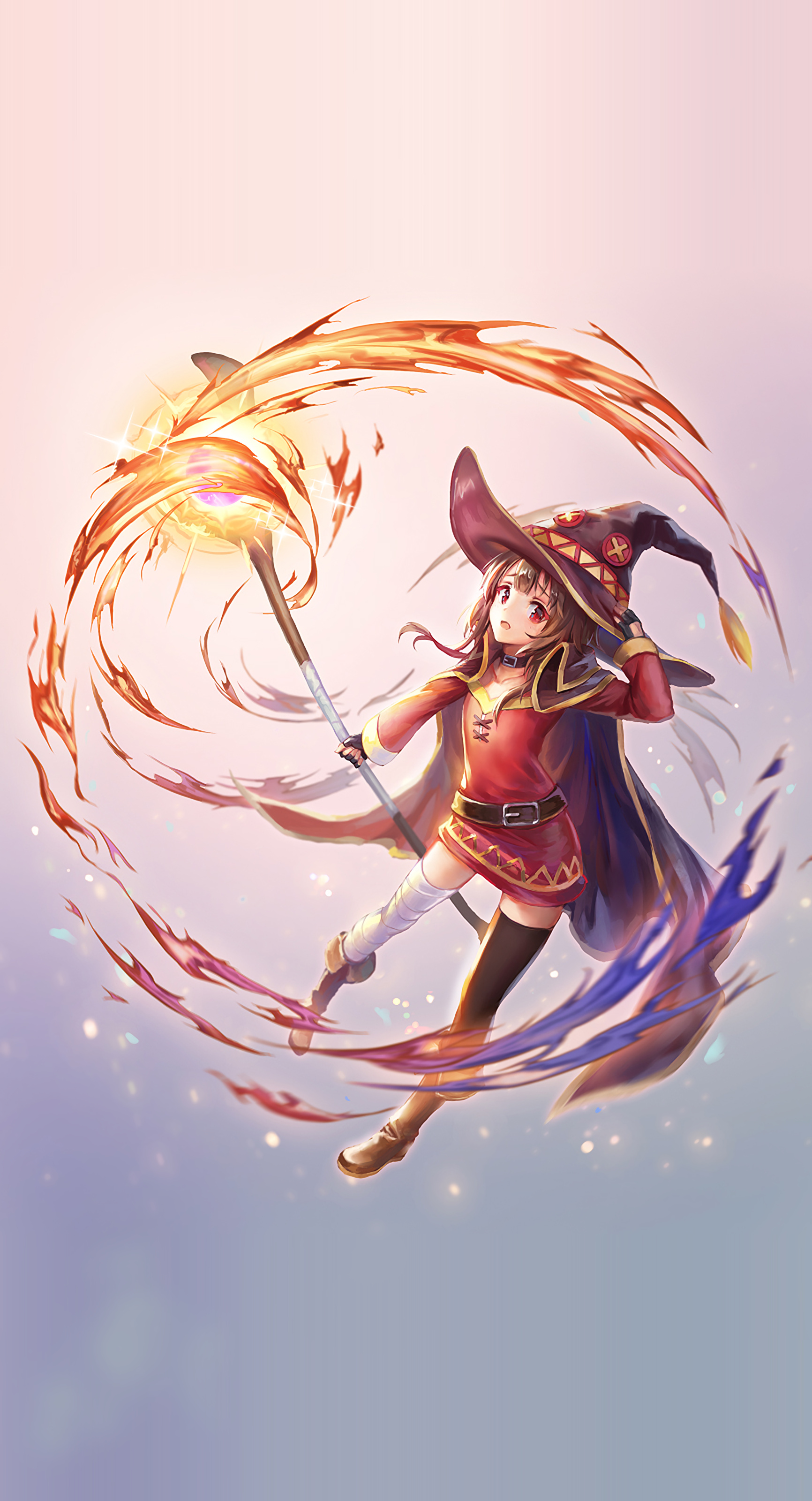 KonoSuba, Megumin, Wallpaper images, Phone wallpapers, 1740x3200 HD Phone