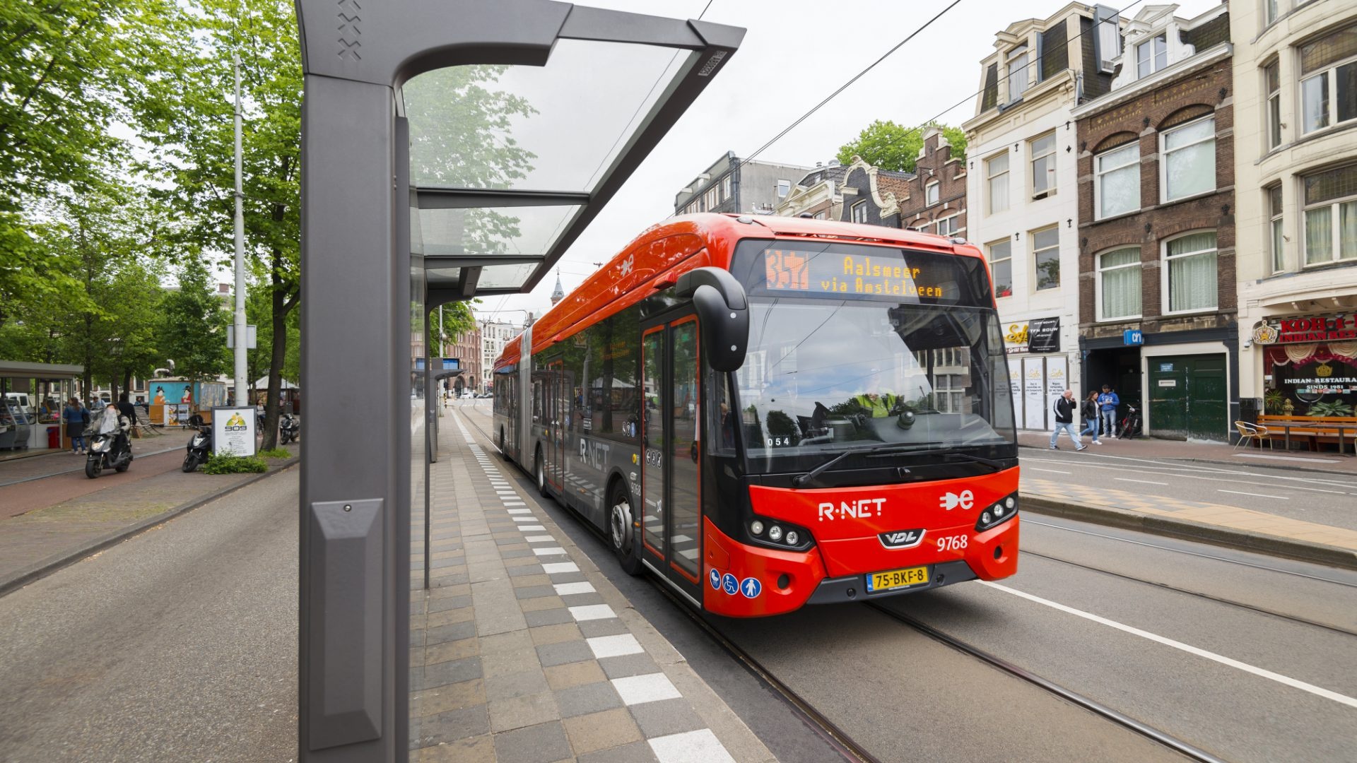 Trolleybus, VDL Bus & Coach, Amsterdam, Electric bus fleet, 1920x1080 Full HD Desktop