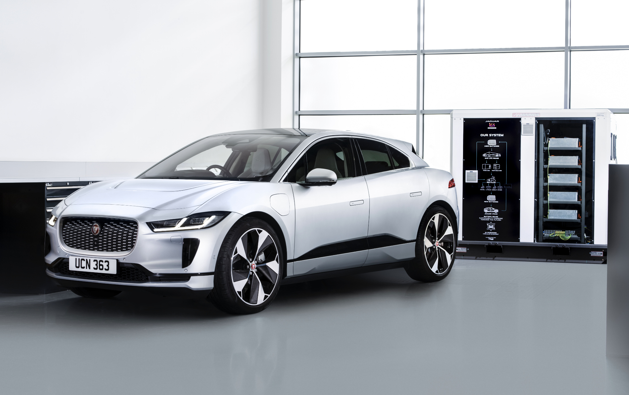 Jaguar I-PACE, Old batteries, Off grid power, Electric vehicles, 2190x1380 HD Desktop