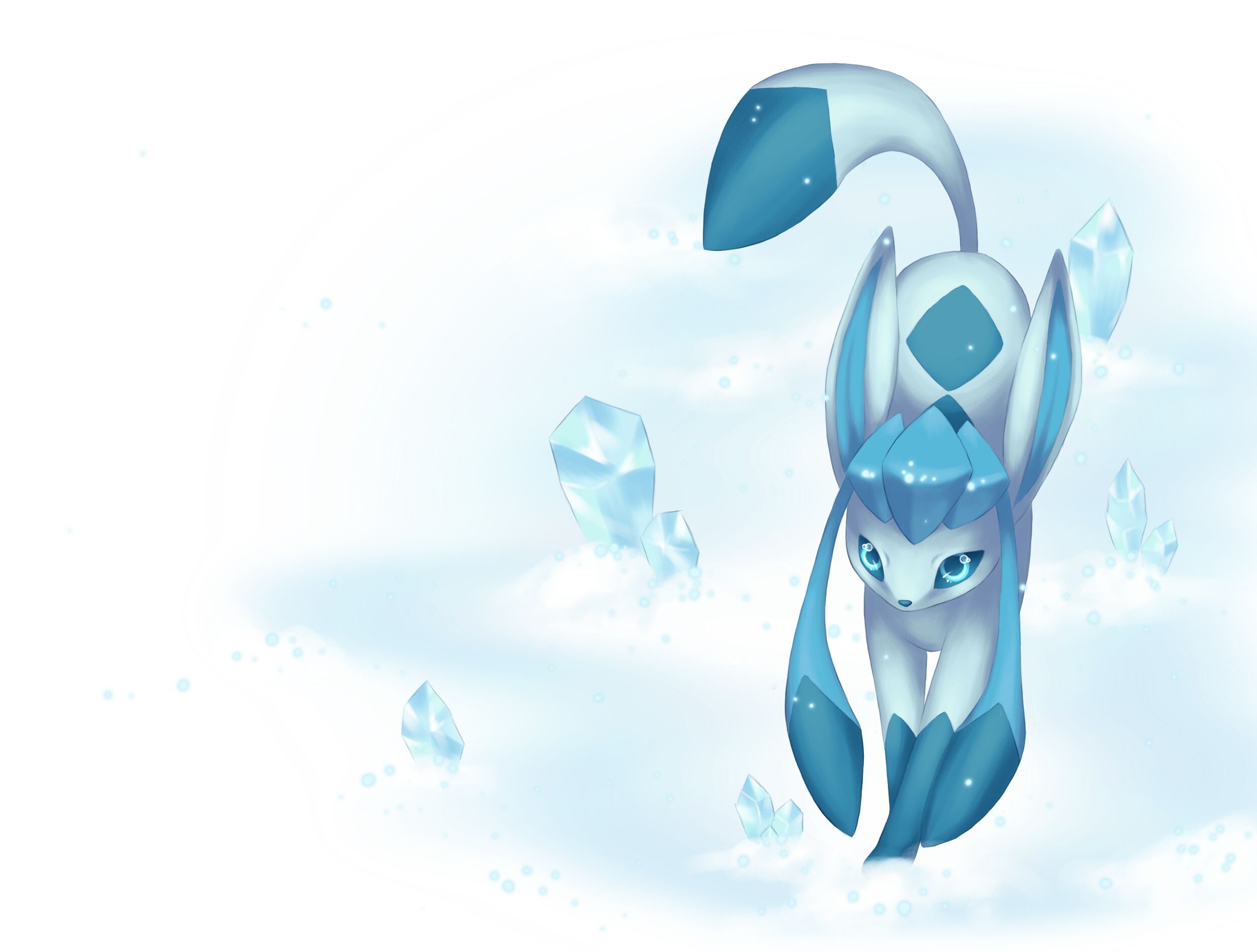 Glaceon, Beautiful wallpapers, Stunning artwork, Frosty elegance, 2500x1900 HD Desktop