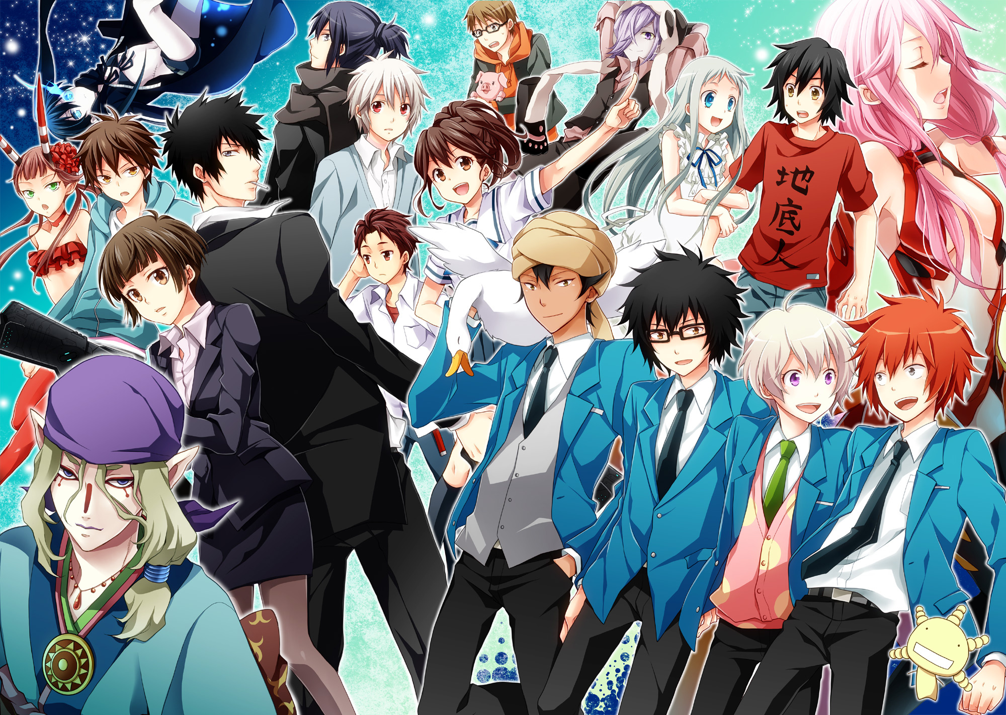 Anohana, Guilty crown psycho, Anohana wallpaper resolution id591534, Black rock shooter, 2000x1430 HD Desktop