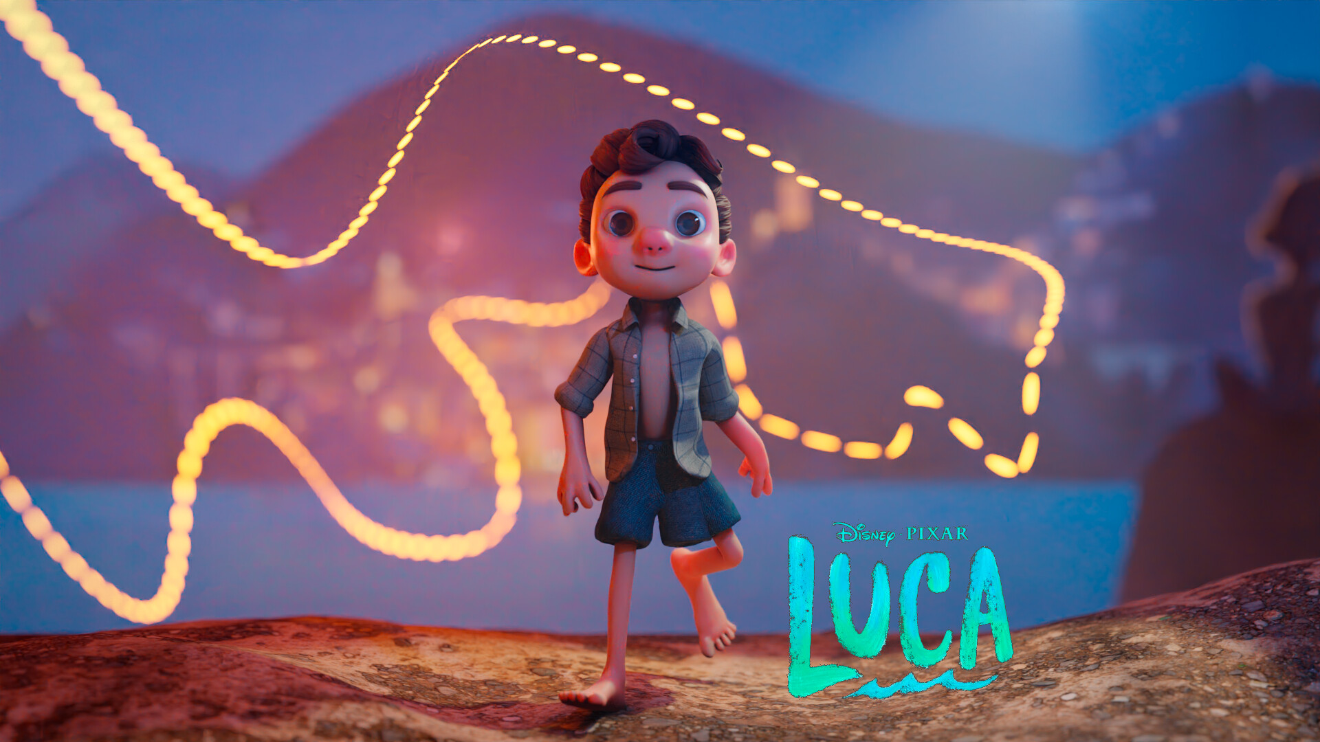 Luca animation, Heartwarming story, Italian Riviera, Childhood adventures, 1920x1080 Full HD Desktop