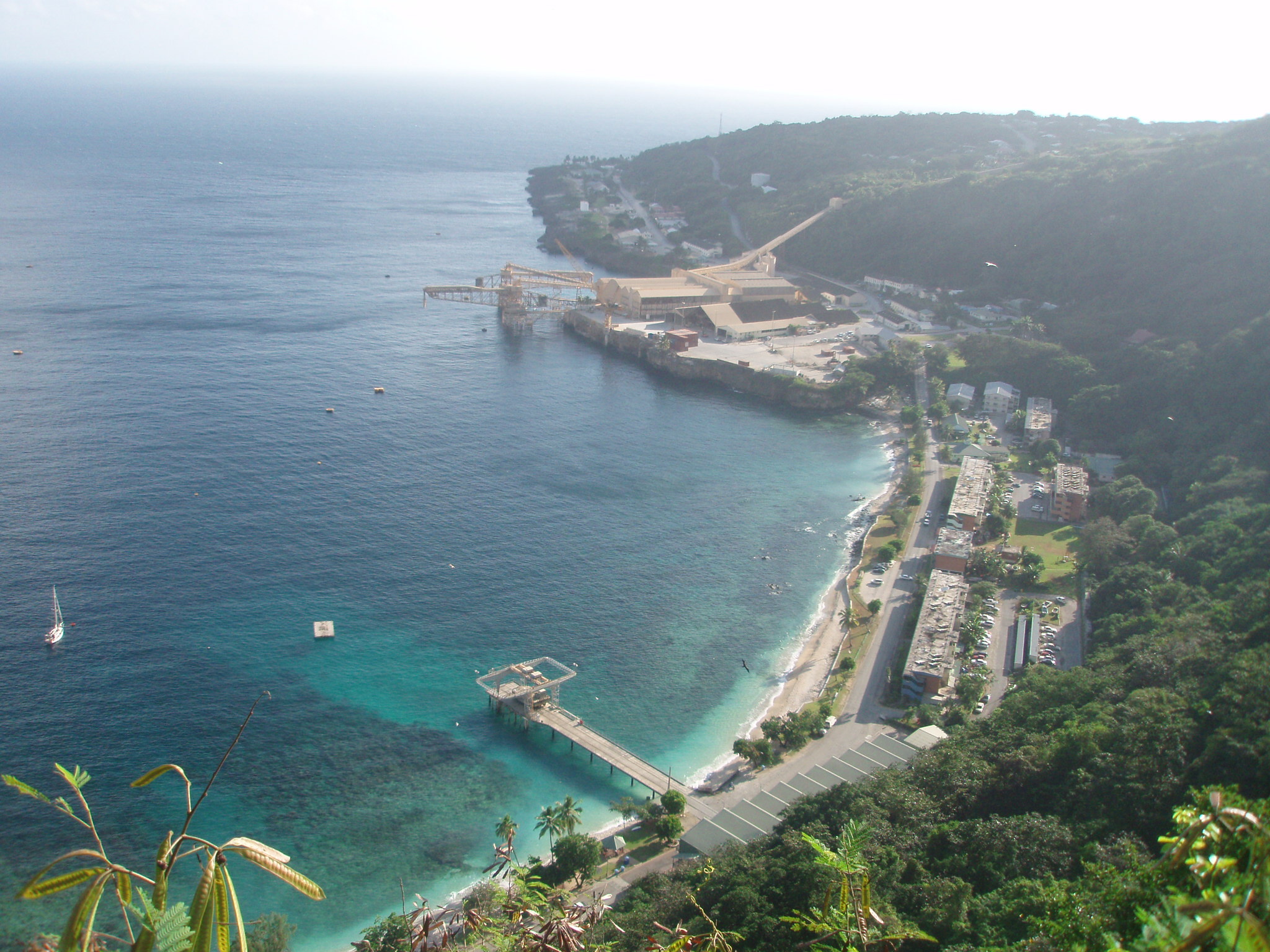 Flying Fish Cove, Christmas Island, Aerial view, Landolia photos, 2050x1540 HD Desktop