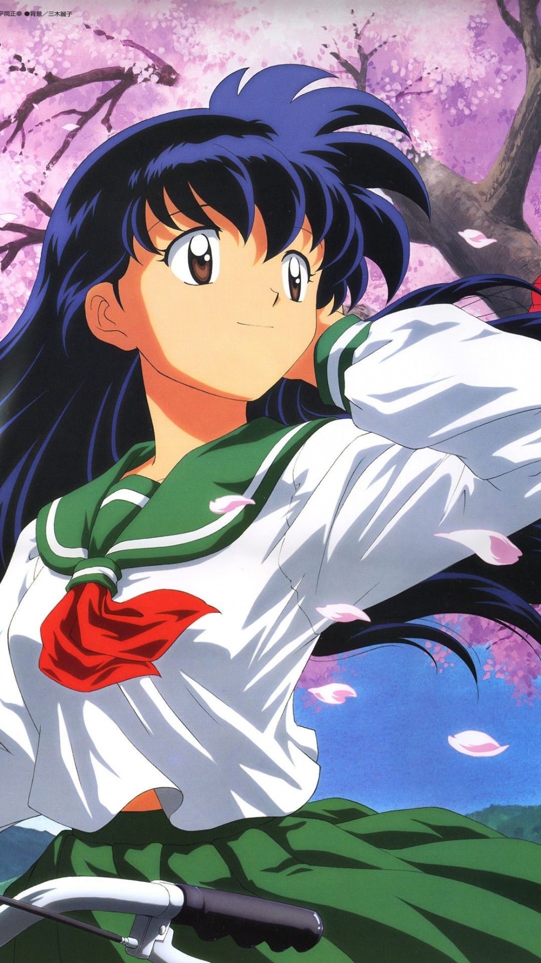 Kagome Higurashi, Time-traveling adventures, Feudal era heroine, Japanese folklore, 1080x1920 Full HD Phone