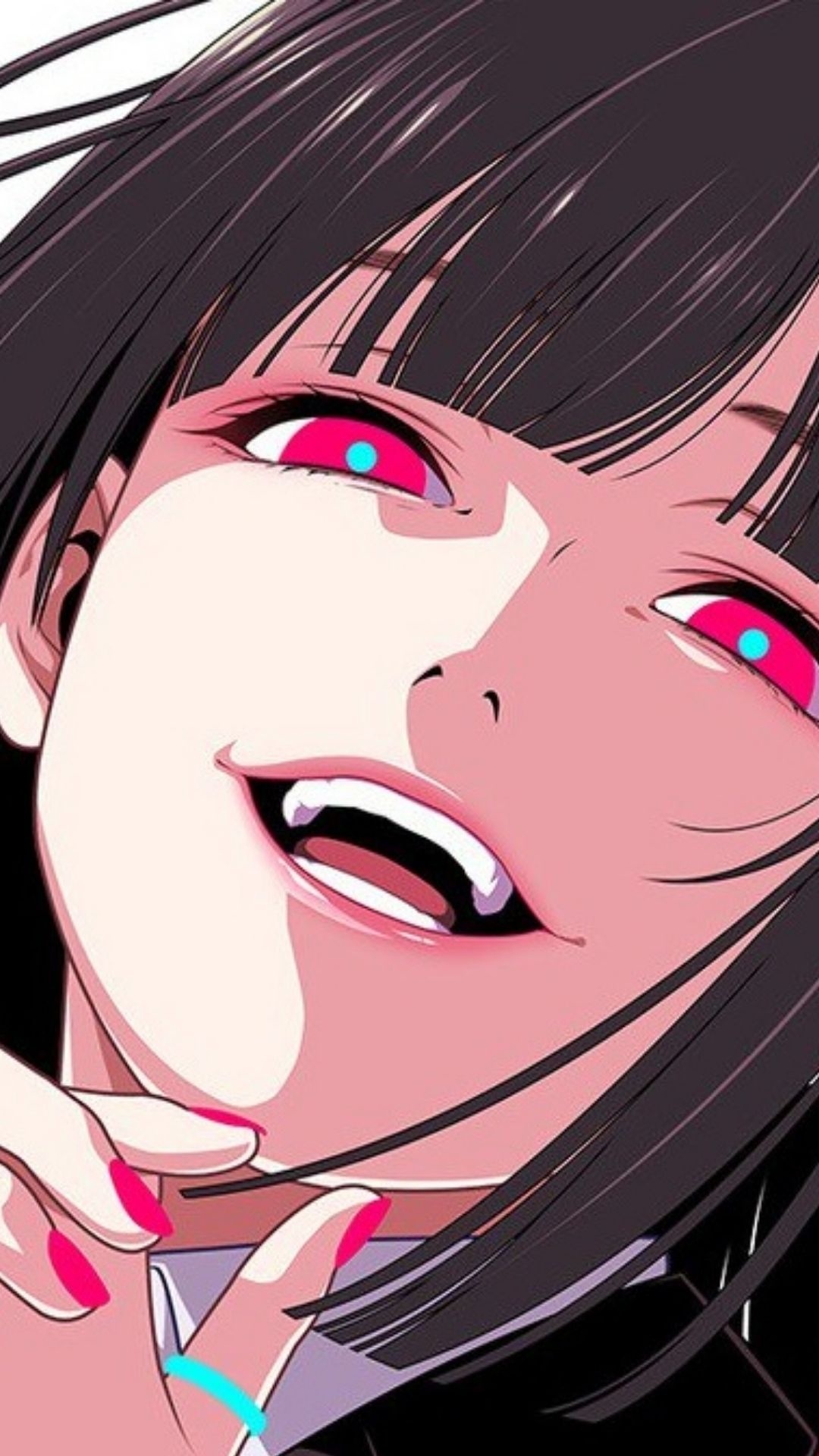 Kakegurui Twin, Netflix spinoff anime, 1080x1920 Full HD Phone