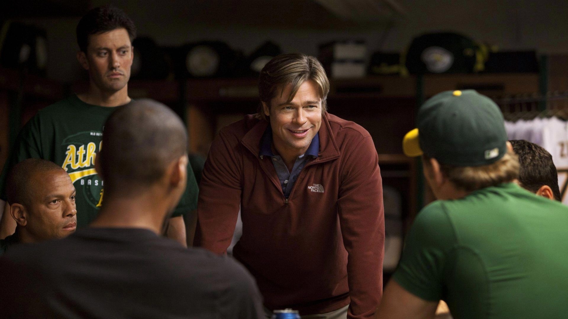 Moneyball, Random House, Brad Pitt, Sports movie, 1920x1080 Full HD Desktop