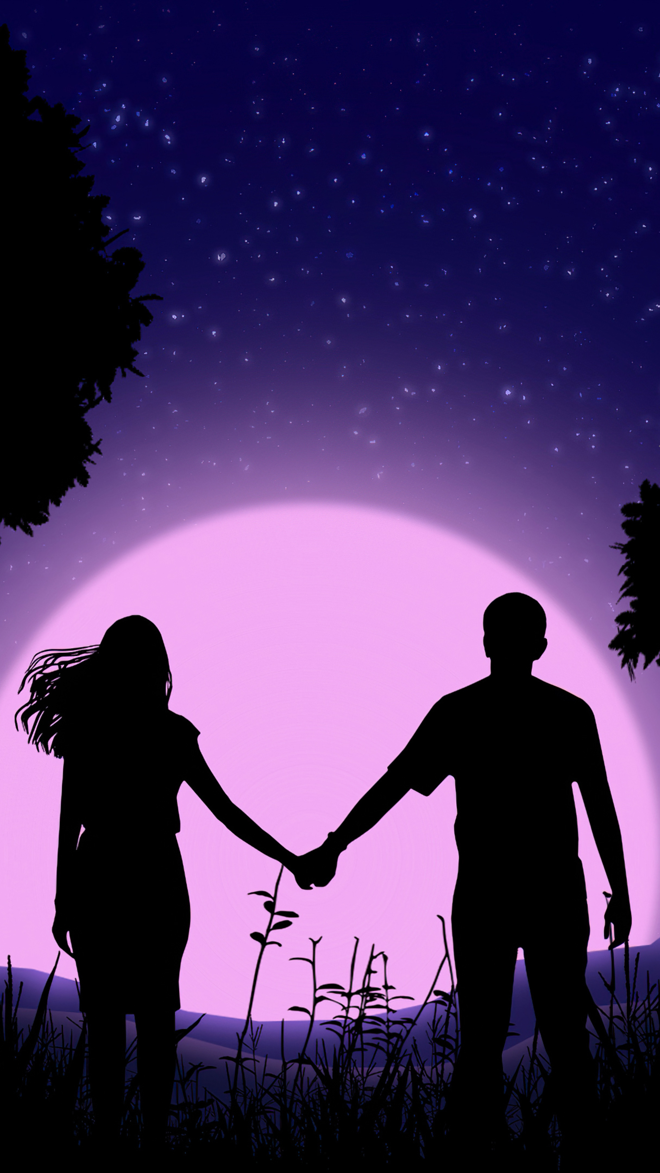 Holding hands, Love Couples Wallpaper, 2160x3840 4K Phone