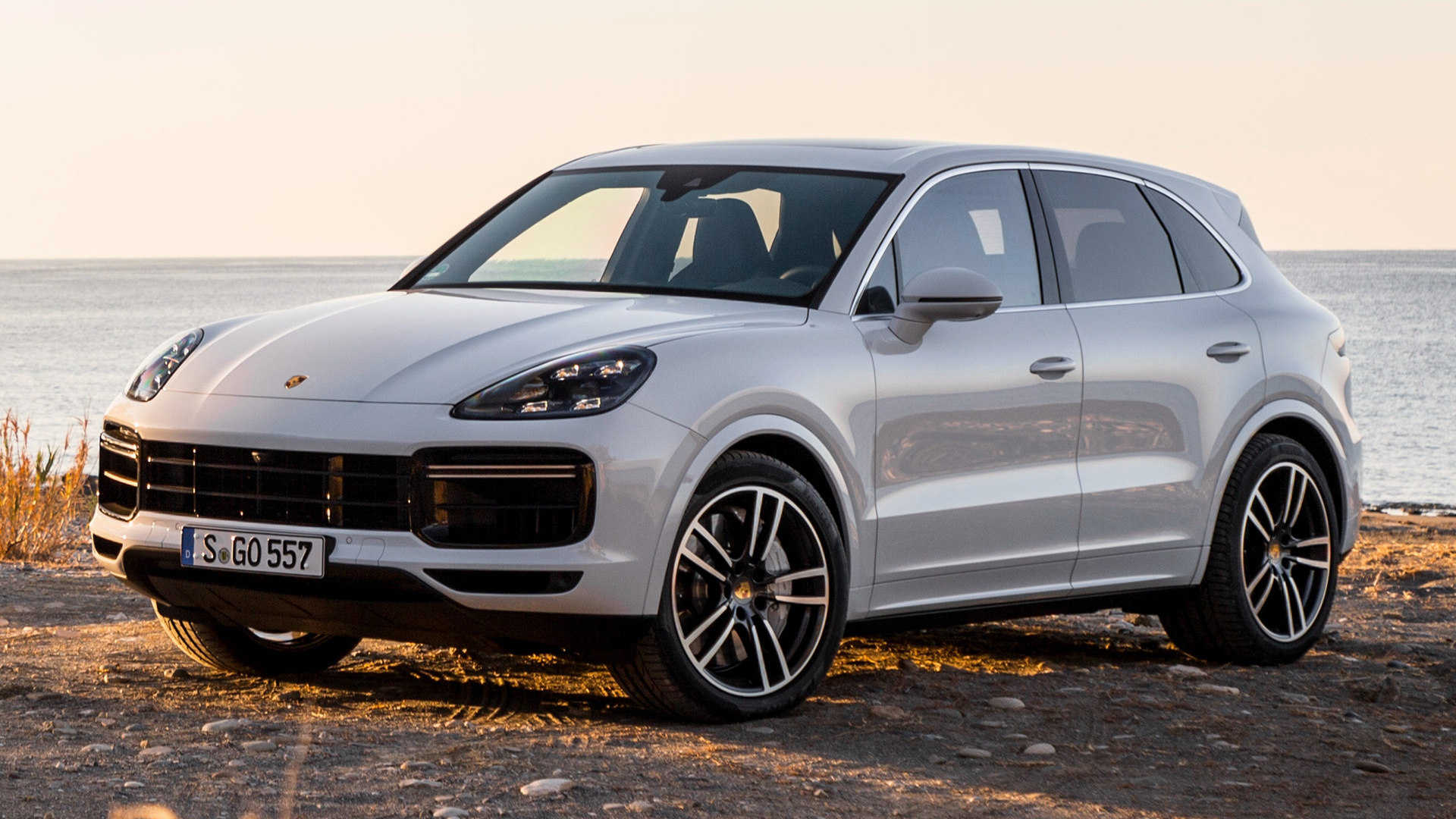 Porsche Cayenne, 2017 model, Turbo, 1920x1080 Full HD Desktop