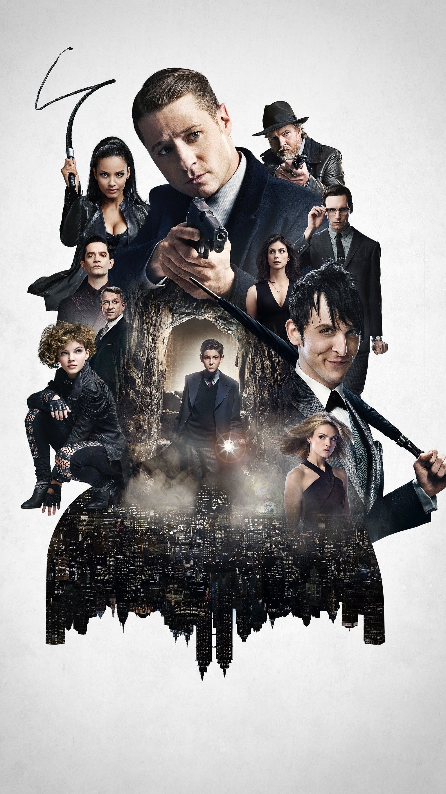 Gotham TV series, Phone wallpapers, Visual homage, Dark and stylish, 1540x2740 HD Phone