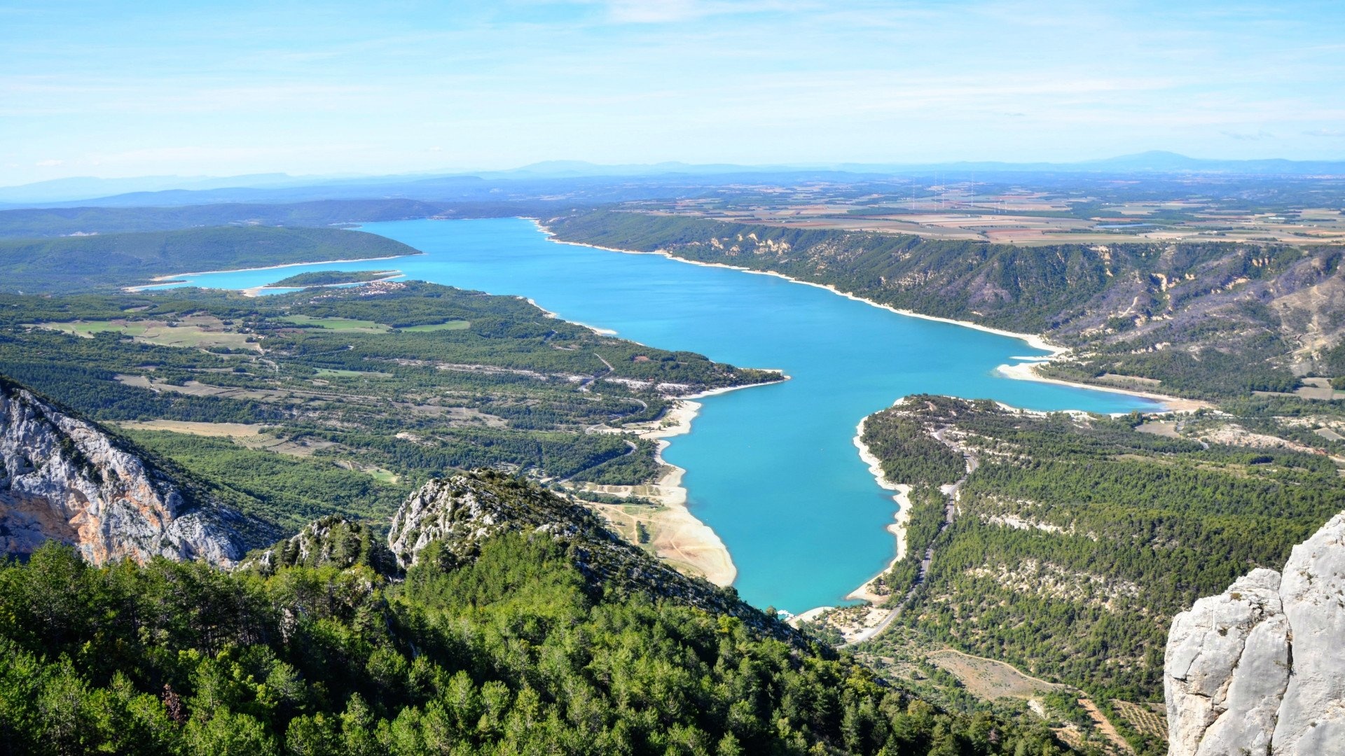 Verdon Regional Park, Plateau de Valensole, Lac Ste Croix, Wingly, 1920x1080 Full HD Desktop