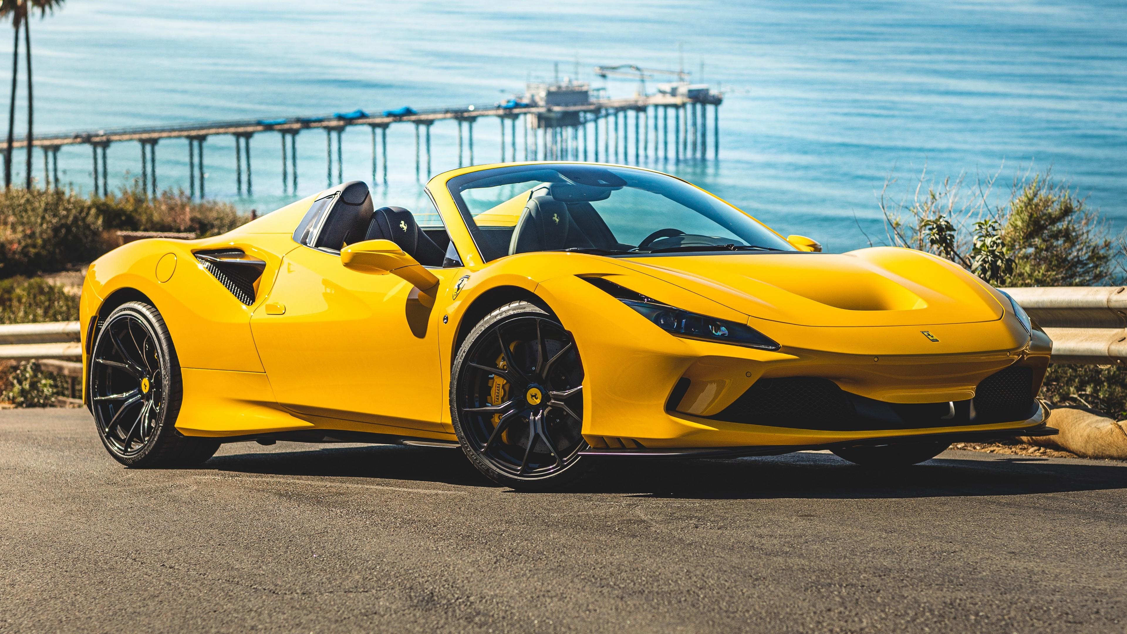 Cabrio, Ferrari F8 Wallpaper, 3840x2160 4K Desktop