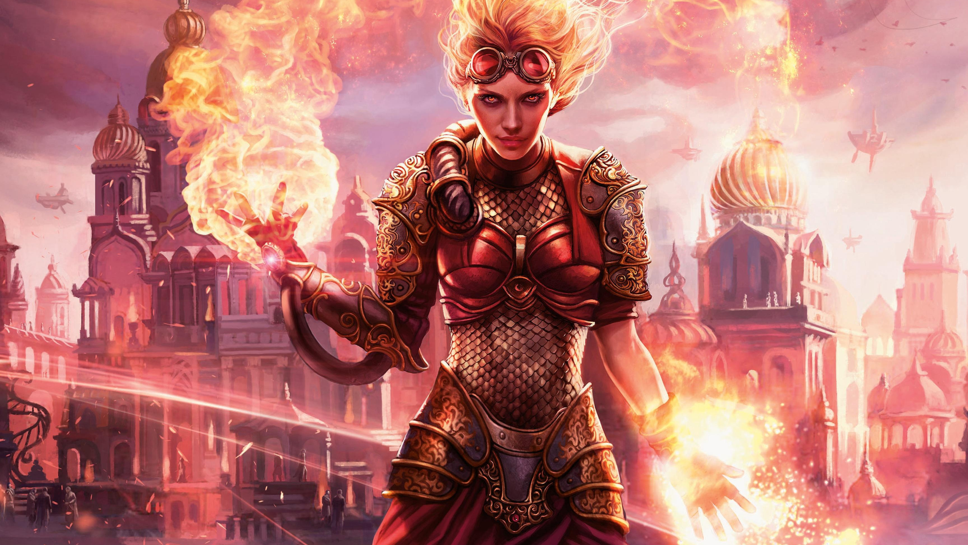 Chandra Nalaar, Magic: The Gathering Wallpaper, 3840x2160 4K Desktop