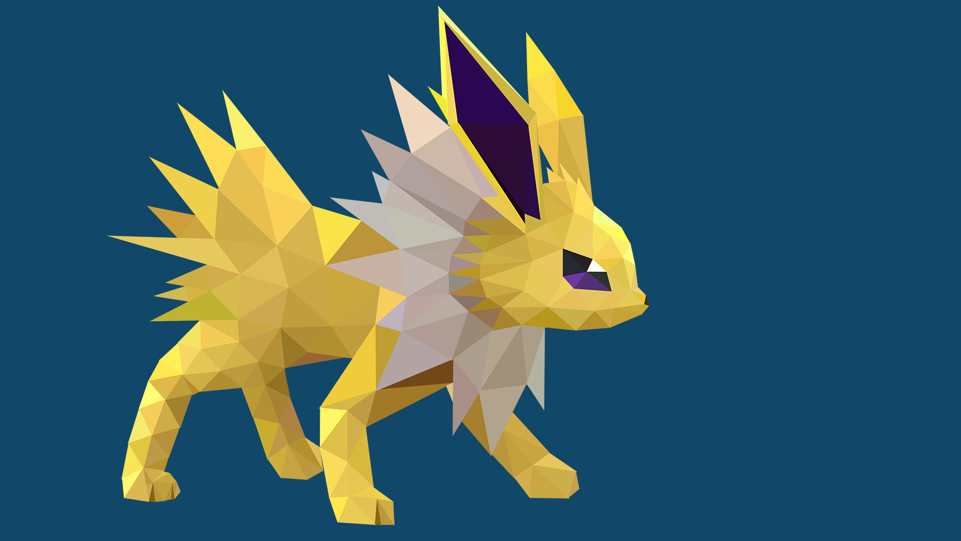 Jolteon, Lightning fast, Jolteon backgrounds, Eeveelution power, 1920x1080 Full HD Desktop