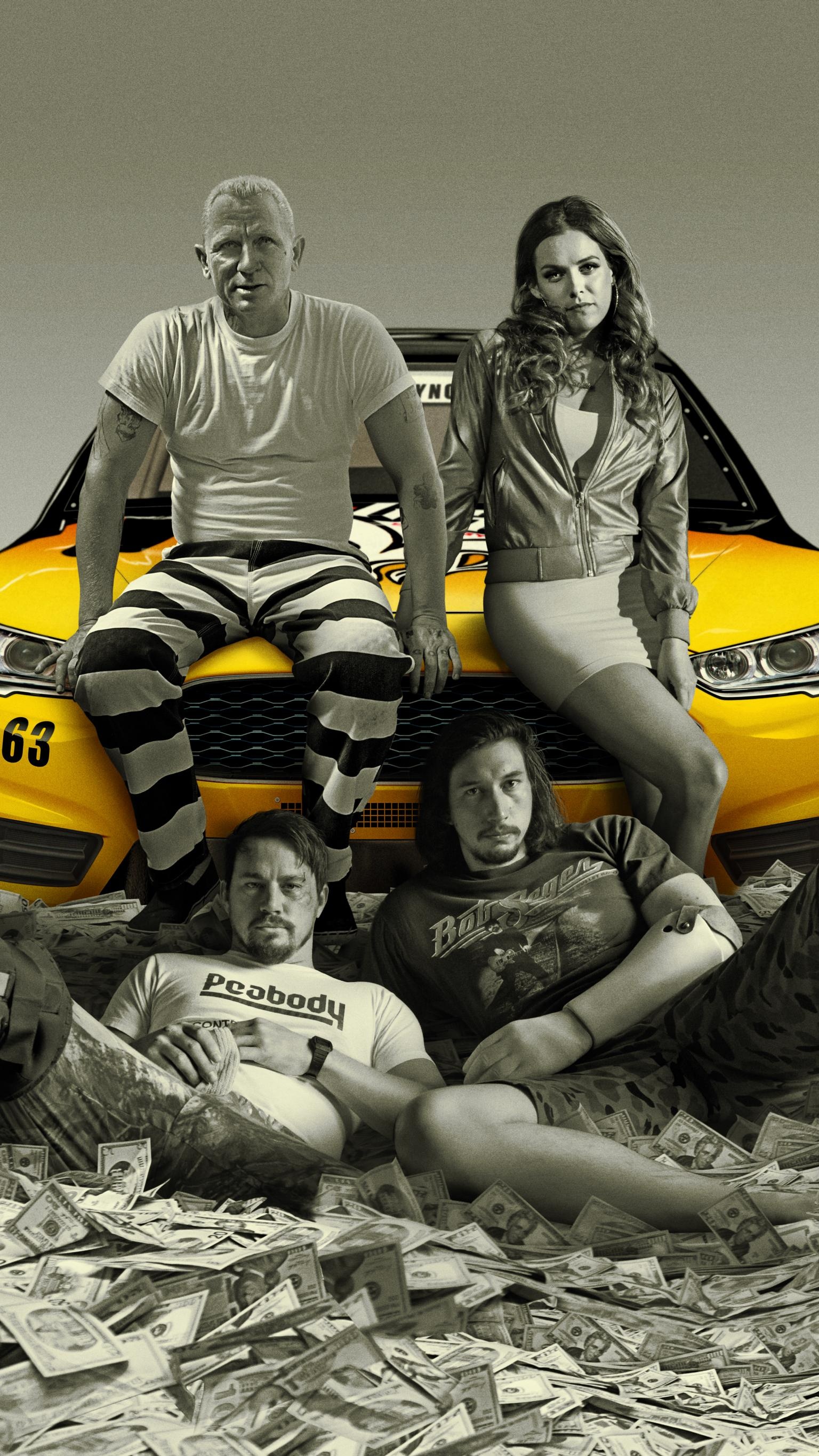 Logan Lucky, Heist comedy, Unexpected twists, Ensemble cast, 1540x2740 HD Phone