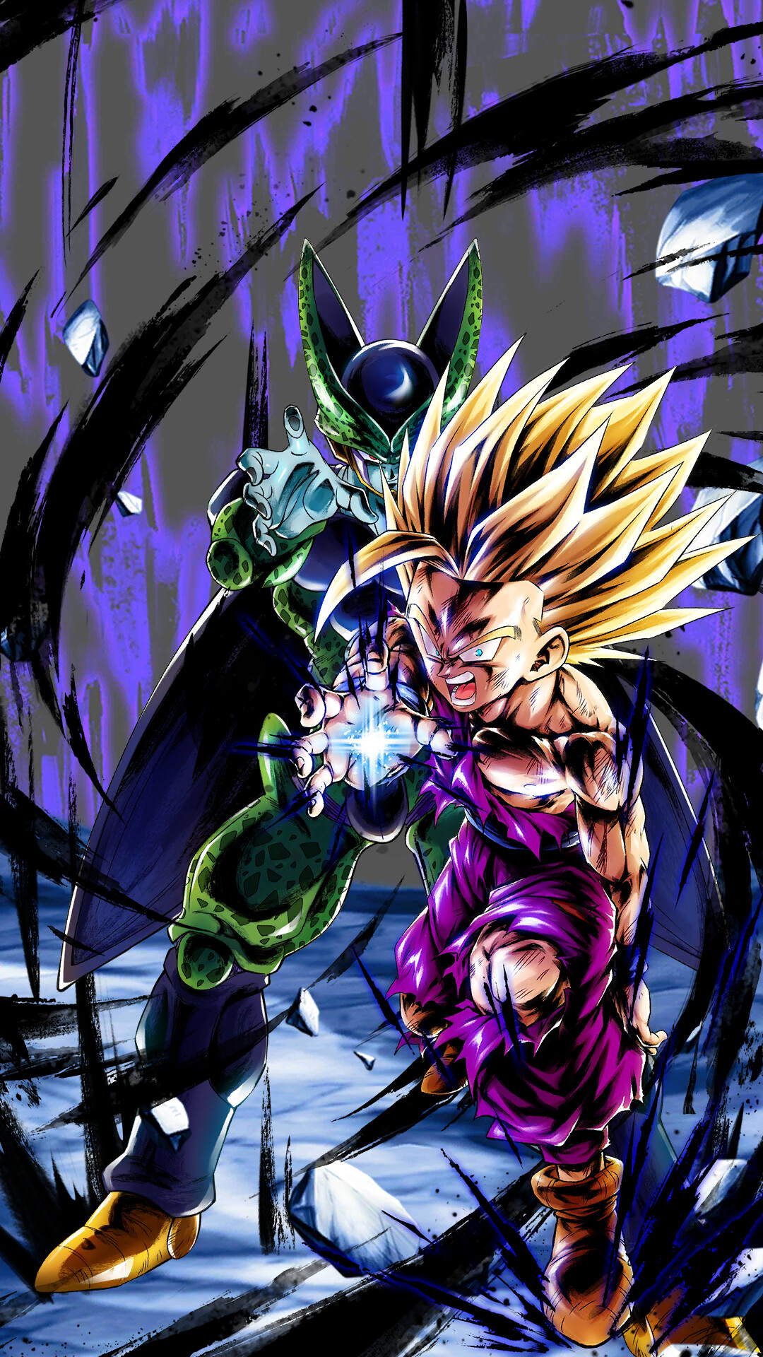 Father Son Kamehameha, Free backgrounds, 1080x1920 Full HD Phone