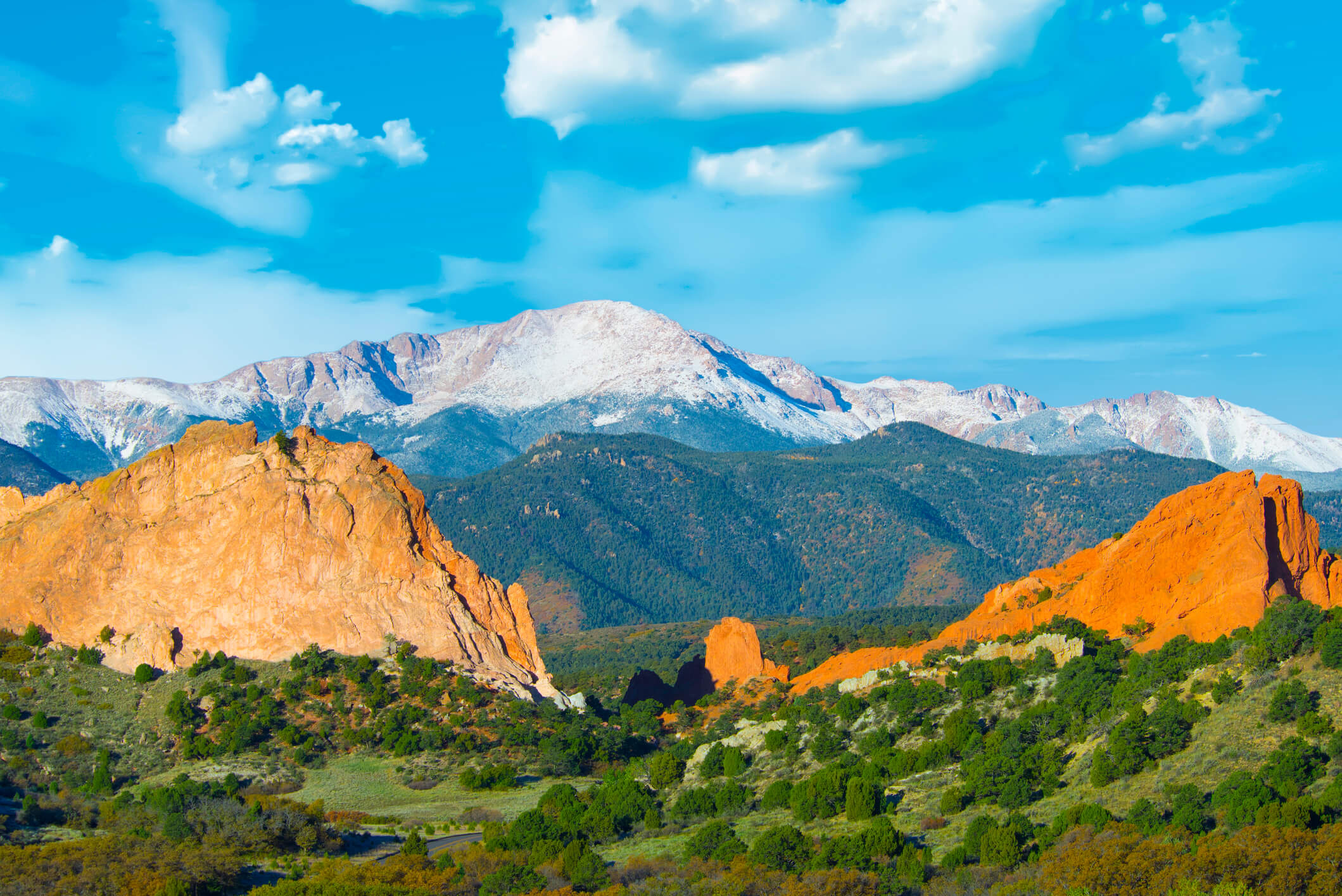 Garden of the Gods, Pikes Peak (Colorado) Wallpaper, 2120x1420 HD Desktop