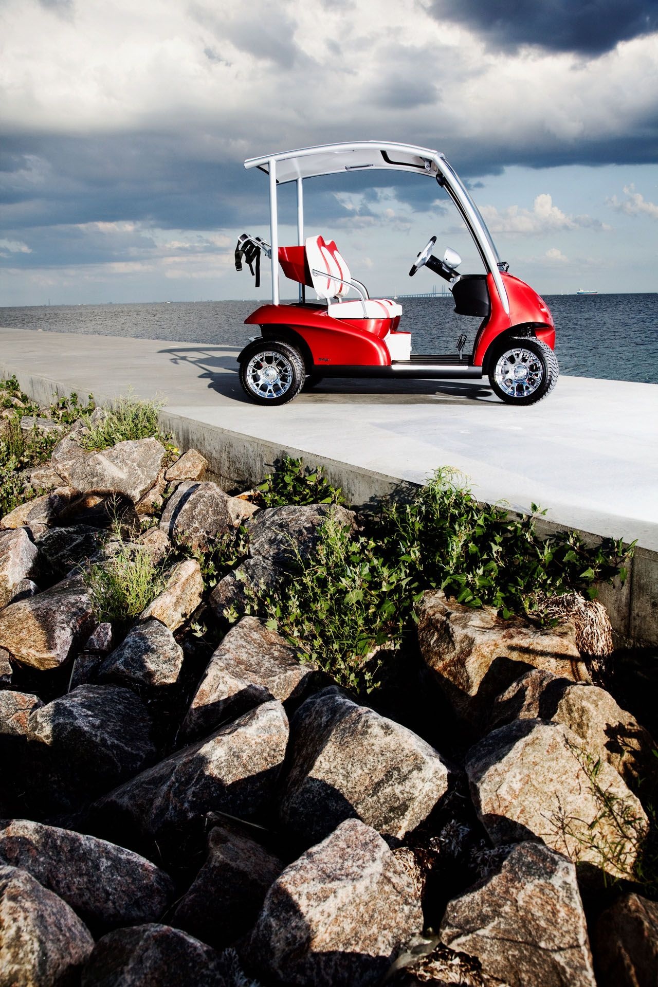 Garia Monaco, Golf Cart Wallpaper, 1280x1920 HD Phone